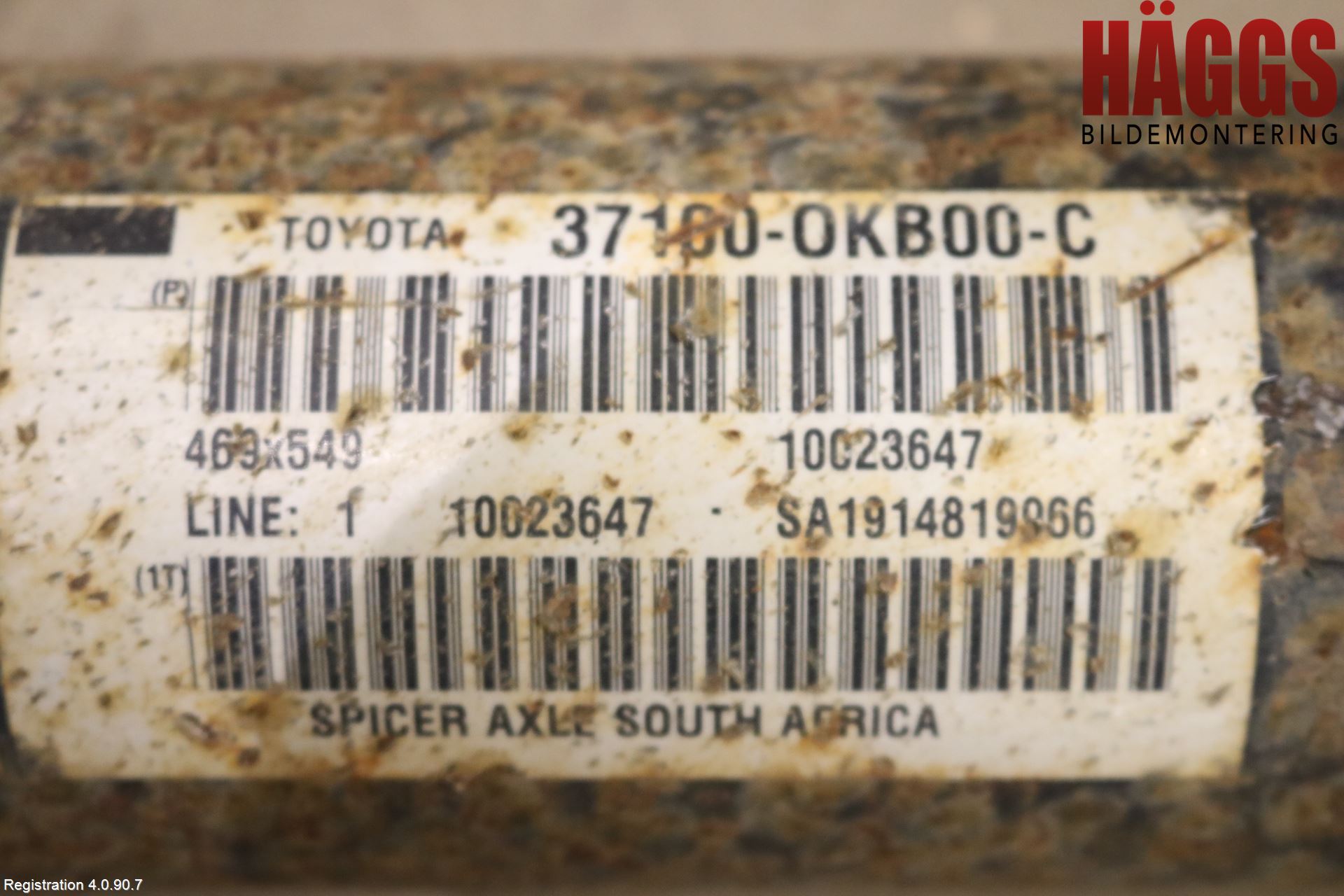 Toyota HILUX 16- Mellanaxel Komp
