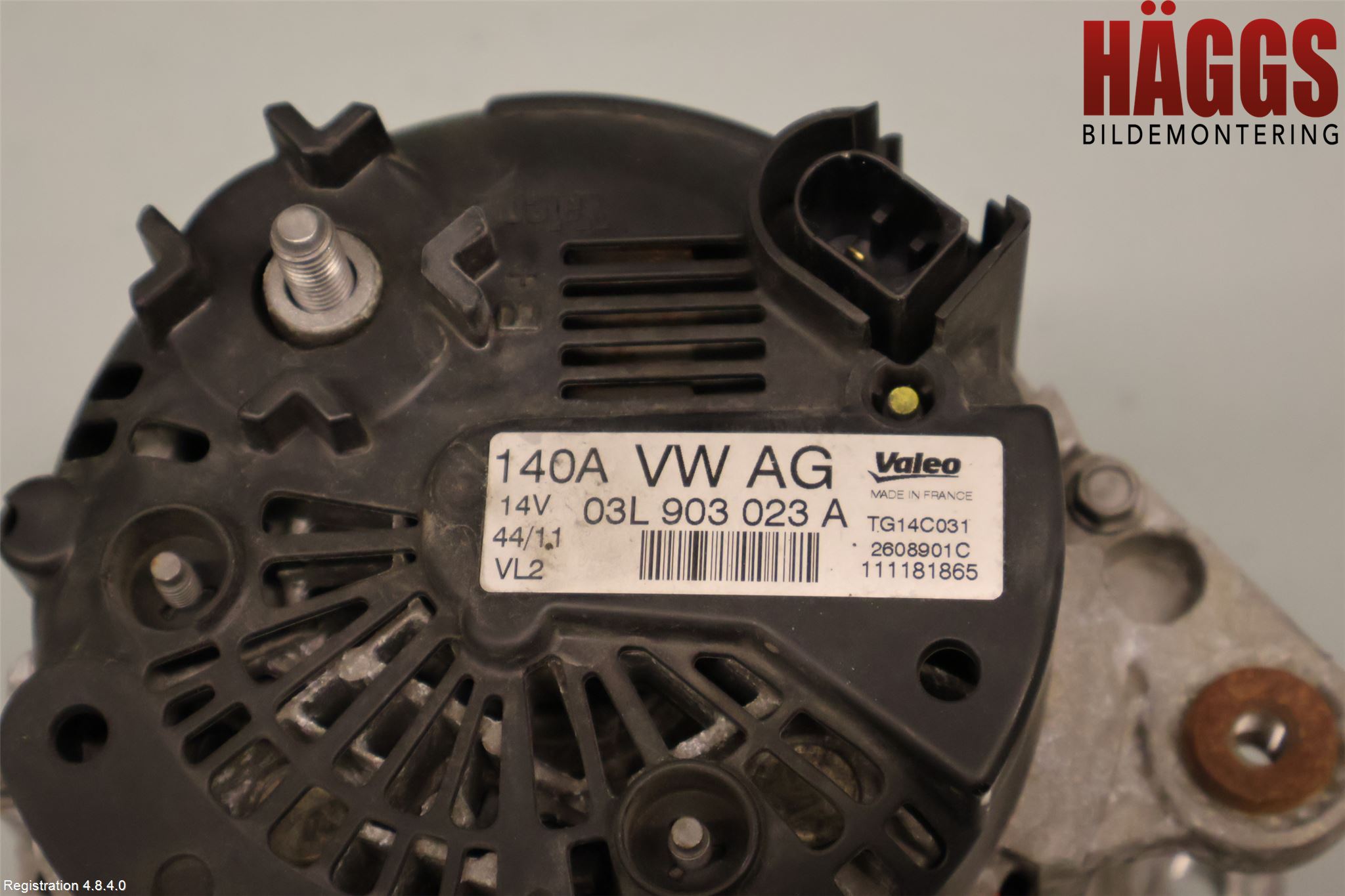 Volkswagen VW GOLF VI 09-13 Generator
