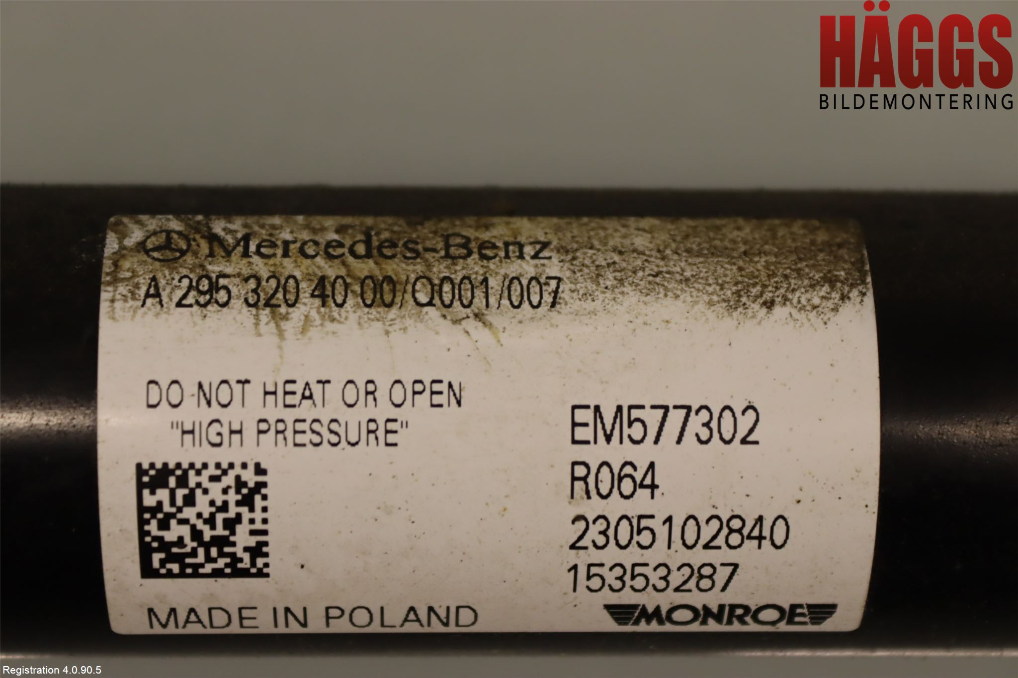 Mercedes-Benz MB EQE (V295) 22- Stötdämpare Bak