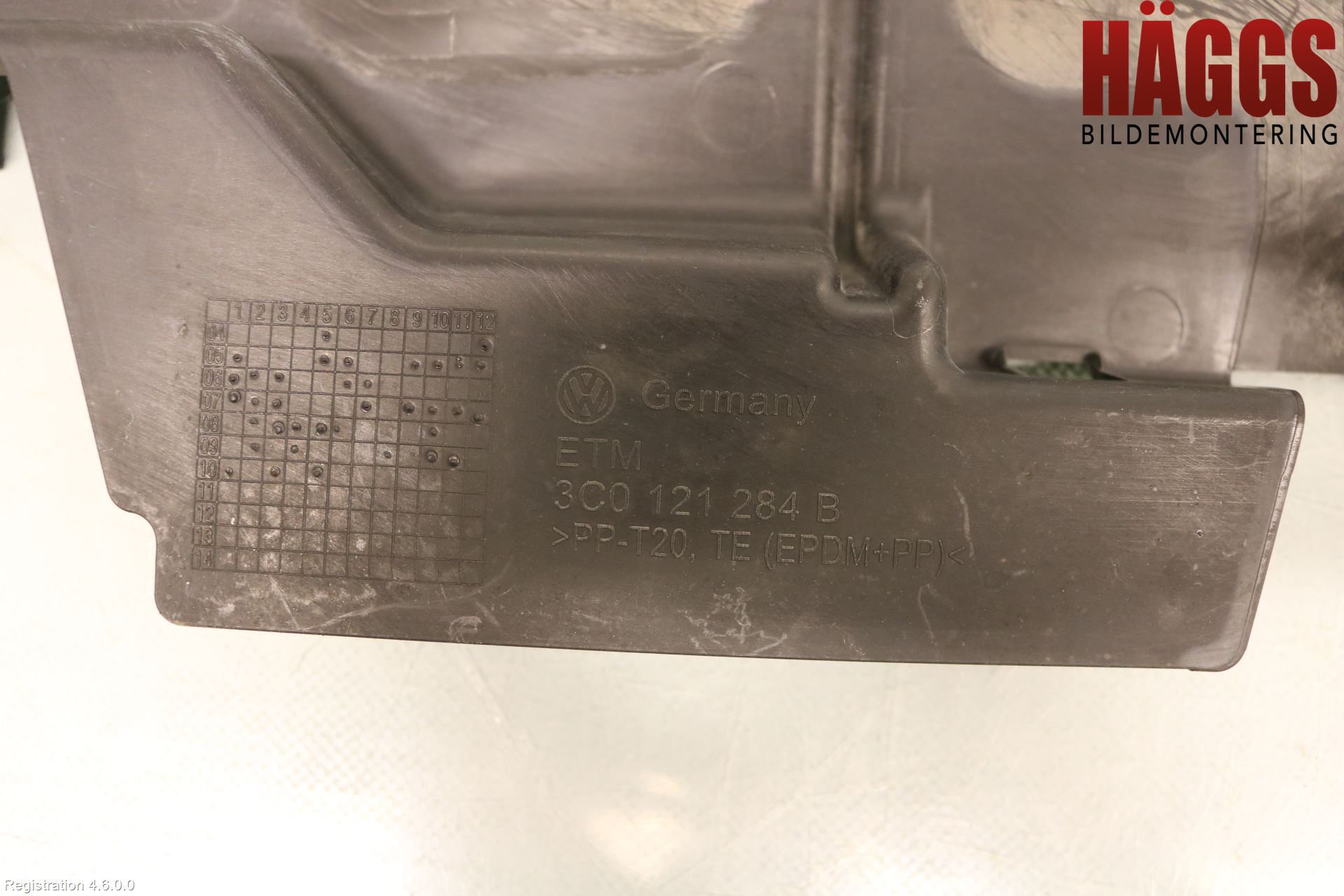 Volkswagen VW PASSAT 05-11 Deflektor Plåt-Plast Kylning