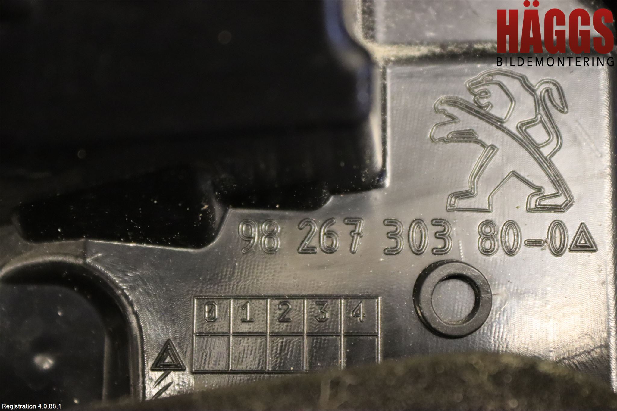 Peugeot 2008 13-20 Bakljus Höger