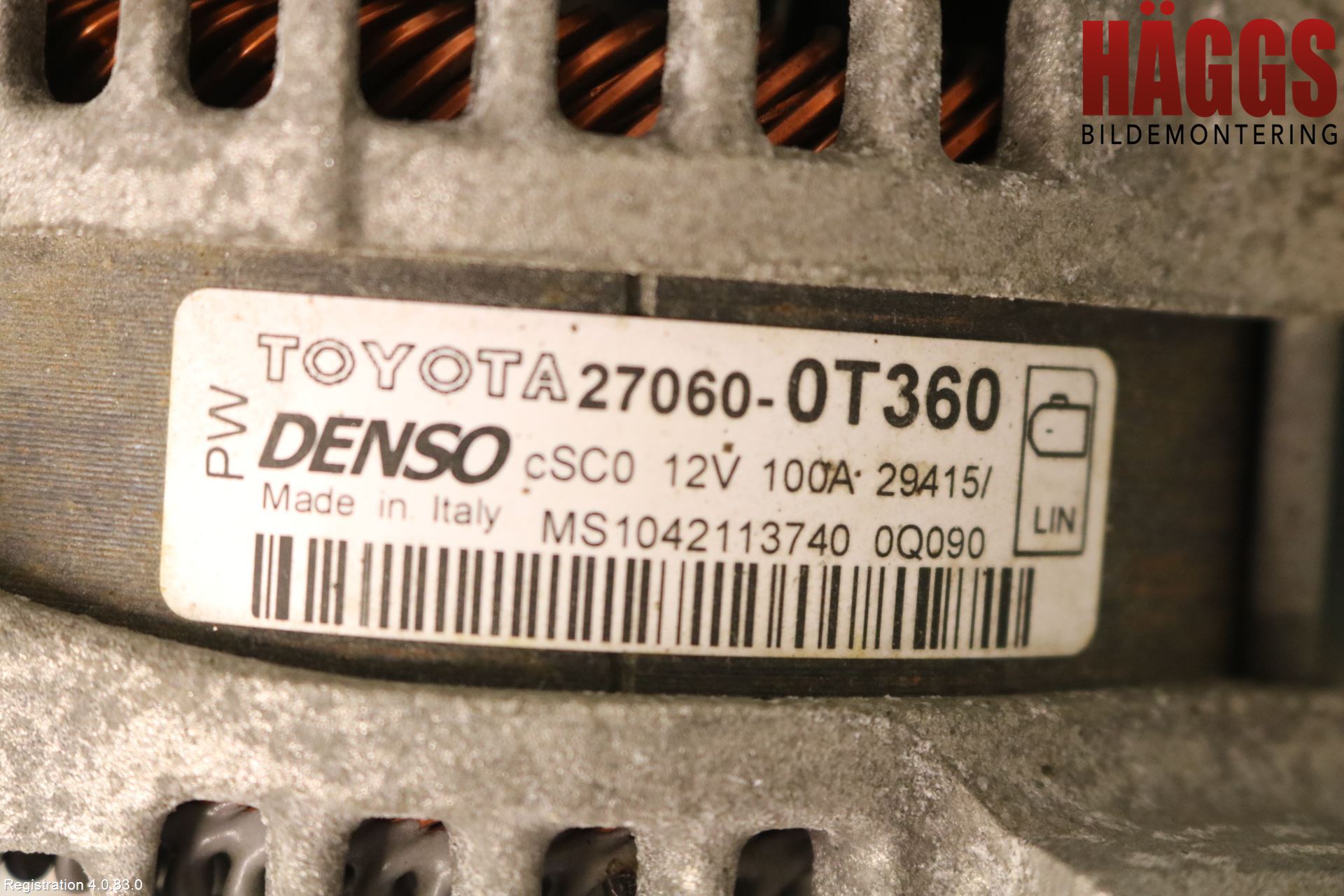 Toyota AVENSIS 16-18 Generator