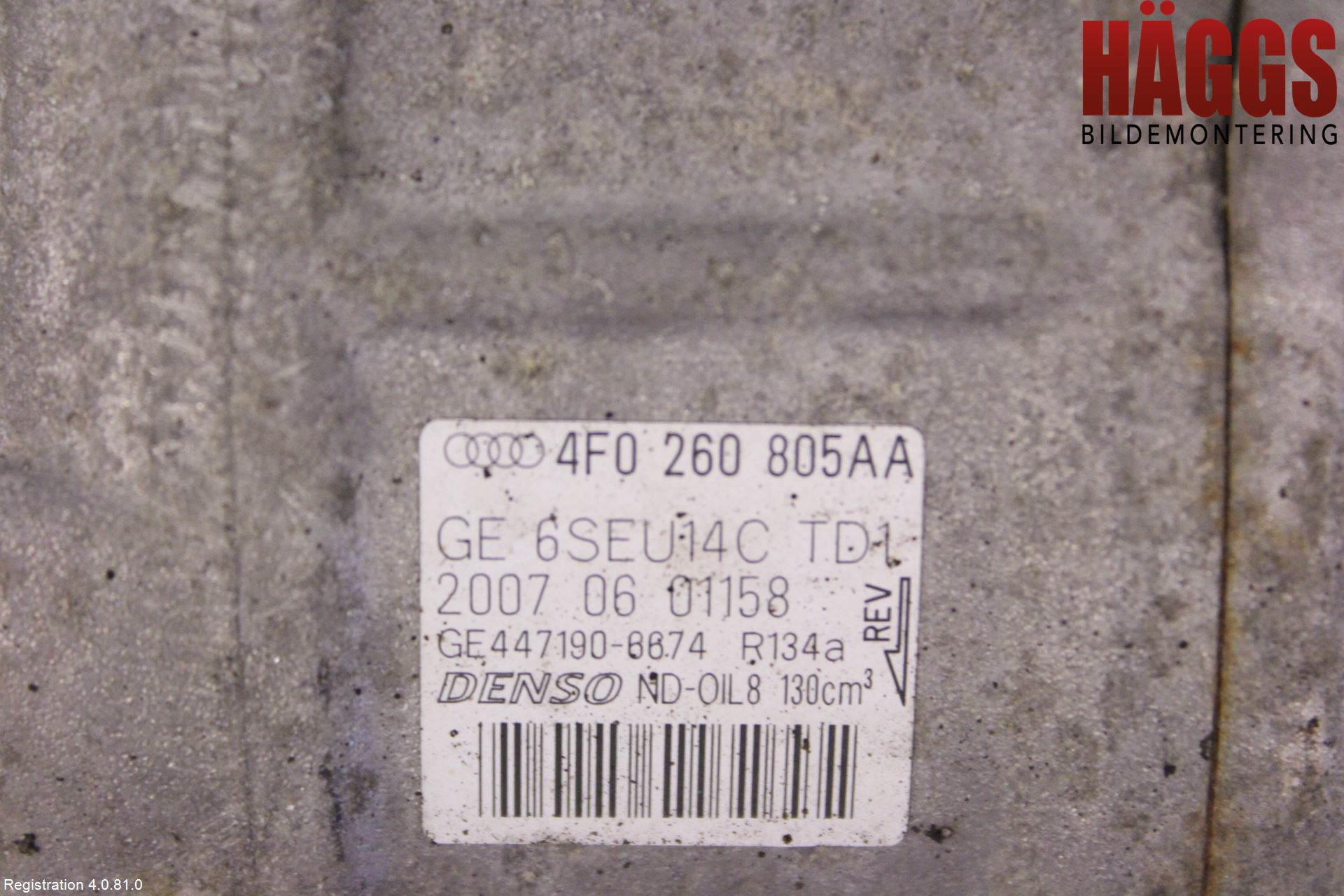 Audi A6/S6     05-11 Ac Kompressor