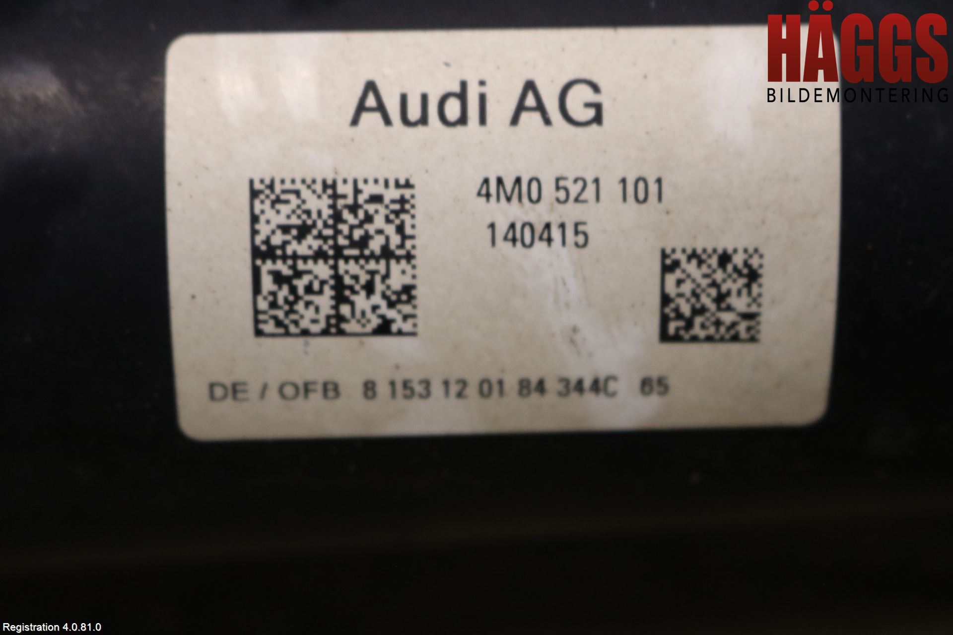 Audi Q7/SQ7 Mellanaxel Komp