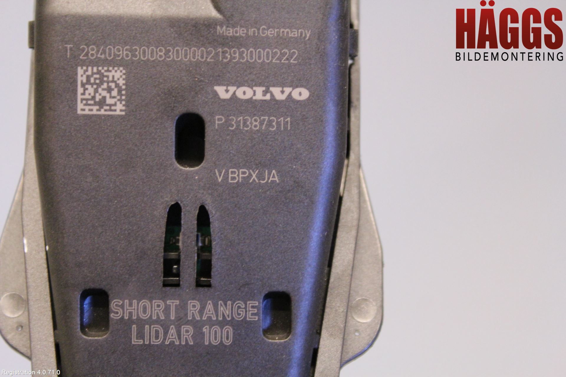 Volvo V70 14-16 Sensor Aktivt Kollisionsskydd