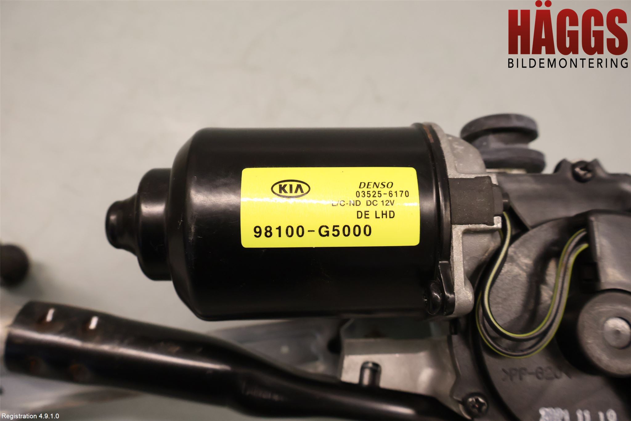 Kia NIRO (DE) 17-22 Torkarmotor Vindruta