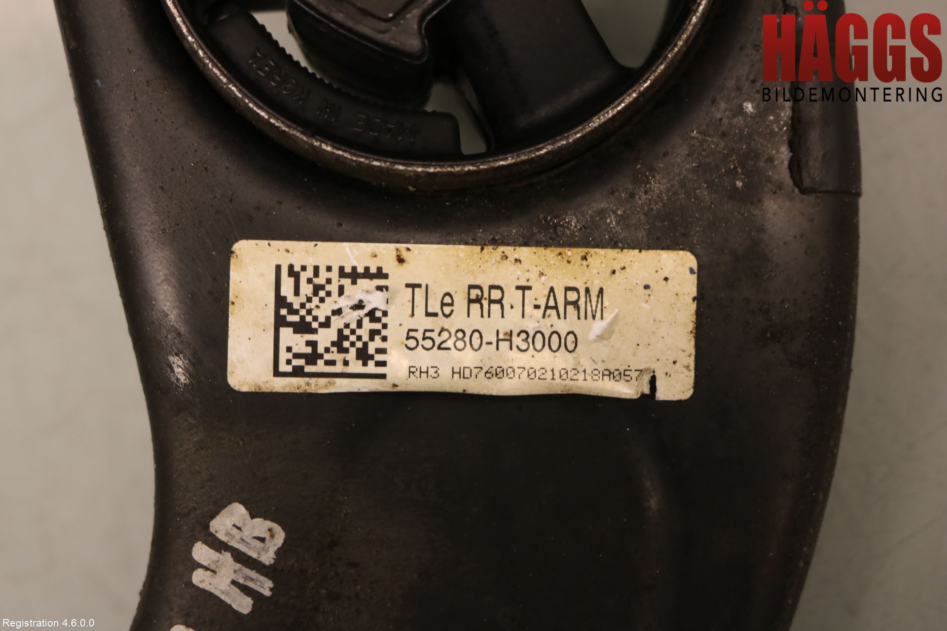 Hyundai TUCSON 05- Bärarm Bak Höger