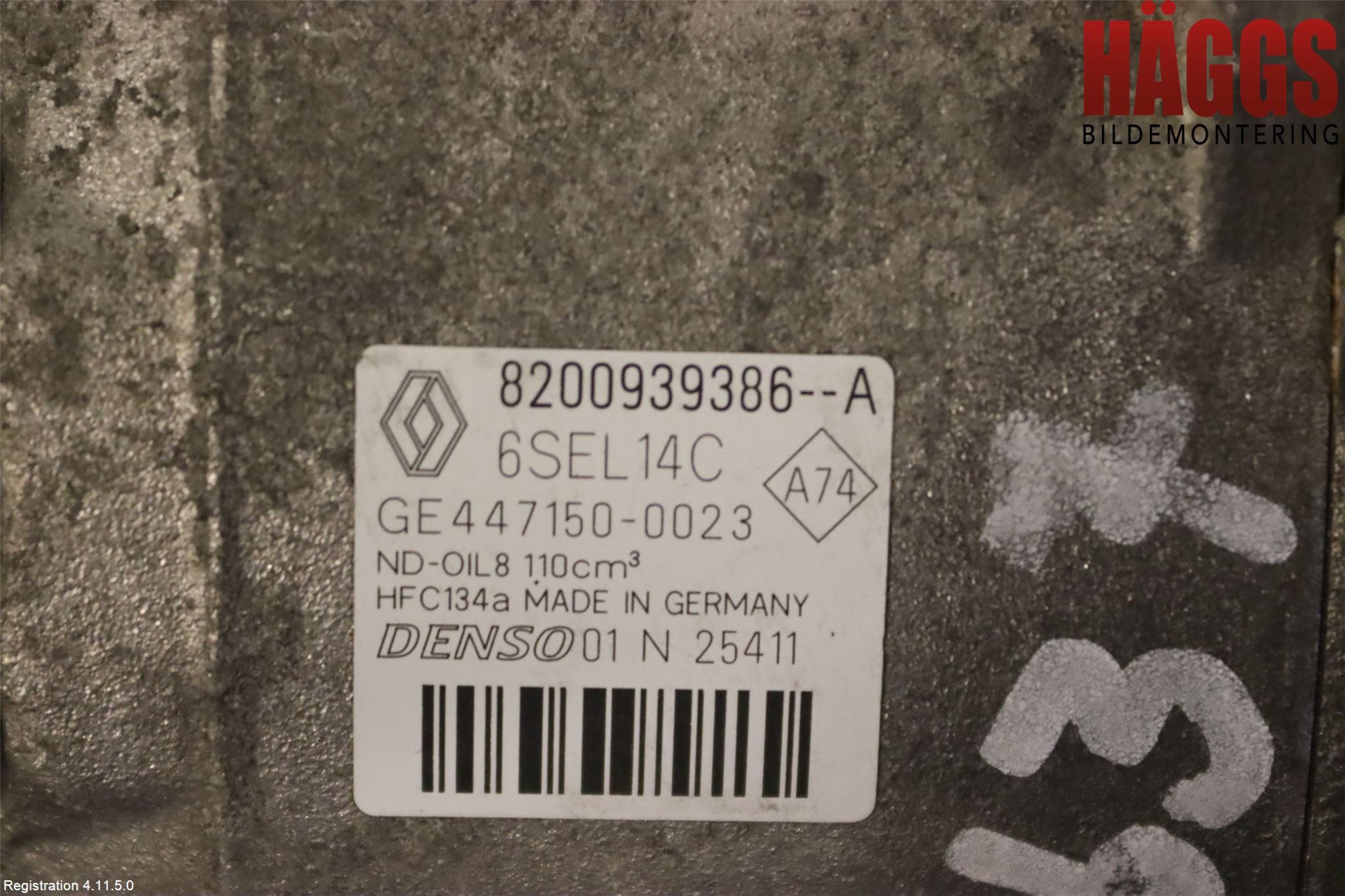 Renault MEGANE III 09-15 Ac Kompressor