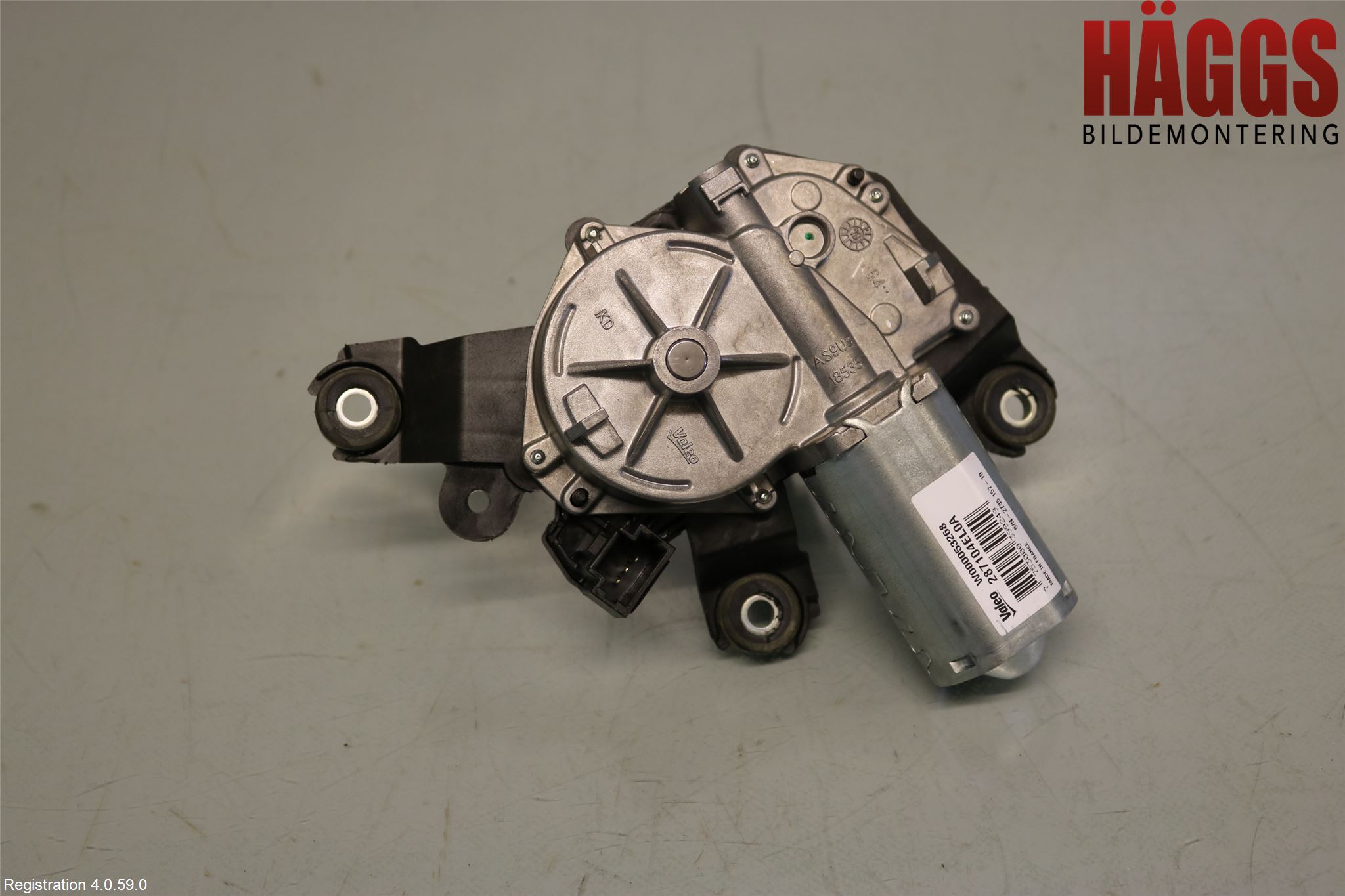 Nissan QASHQAI 17-21 Torkarmotor Baklucka