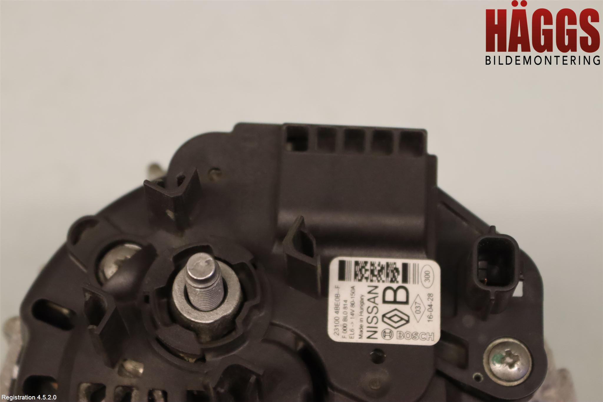 Nissan QASHQAI 14-17 Generator