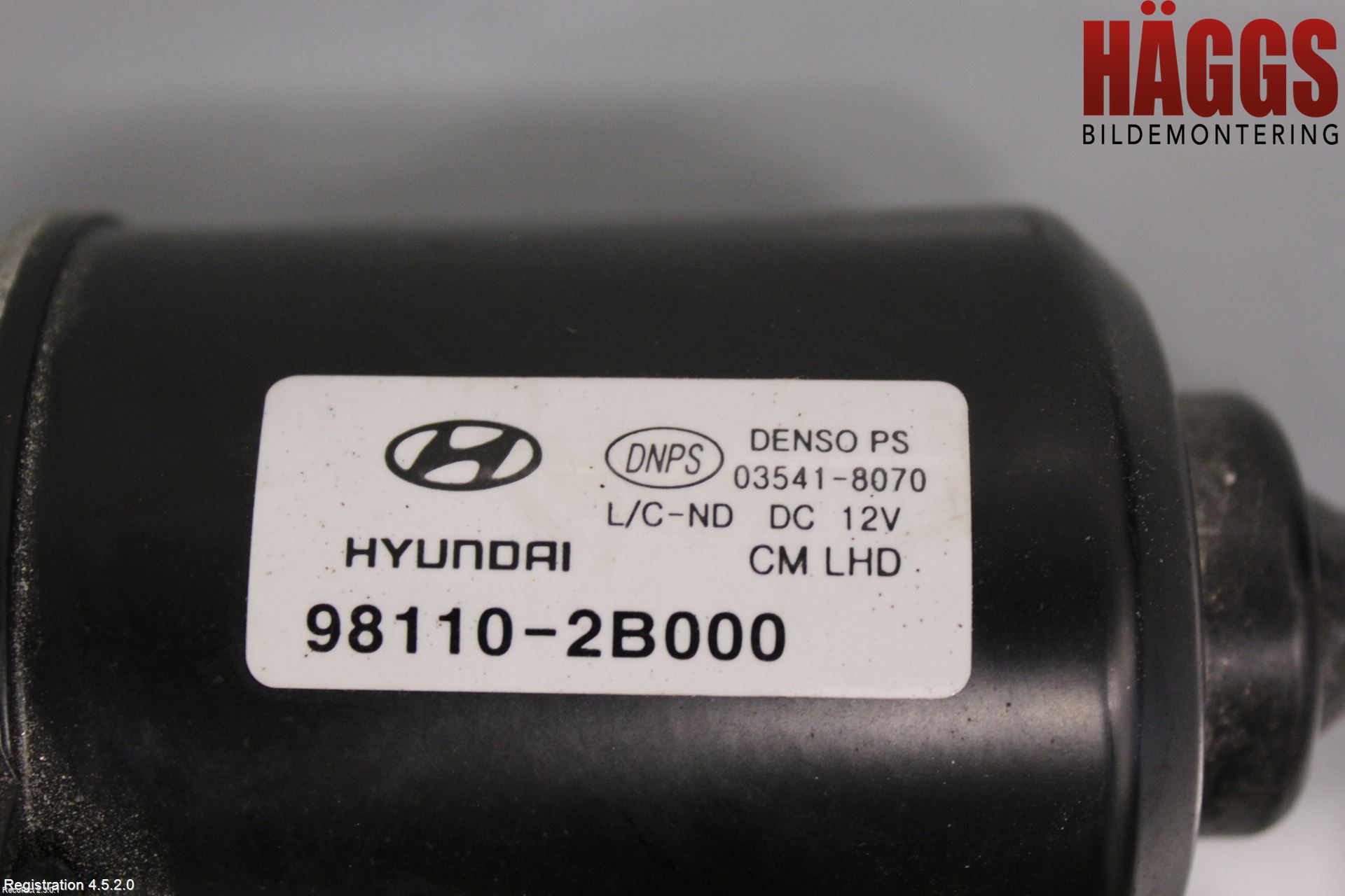 Hyundai SANTA FE  06-12 Torkarmotor Vindruta