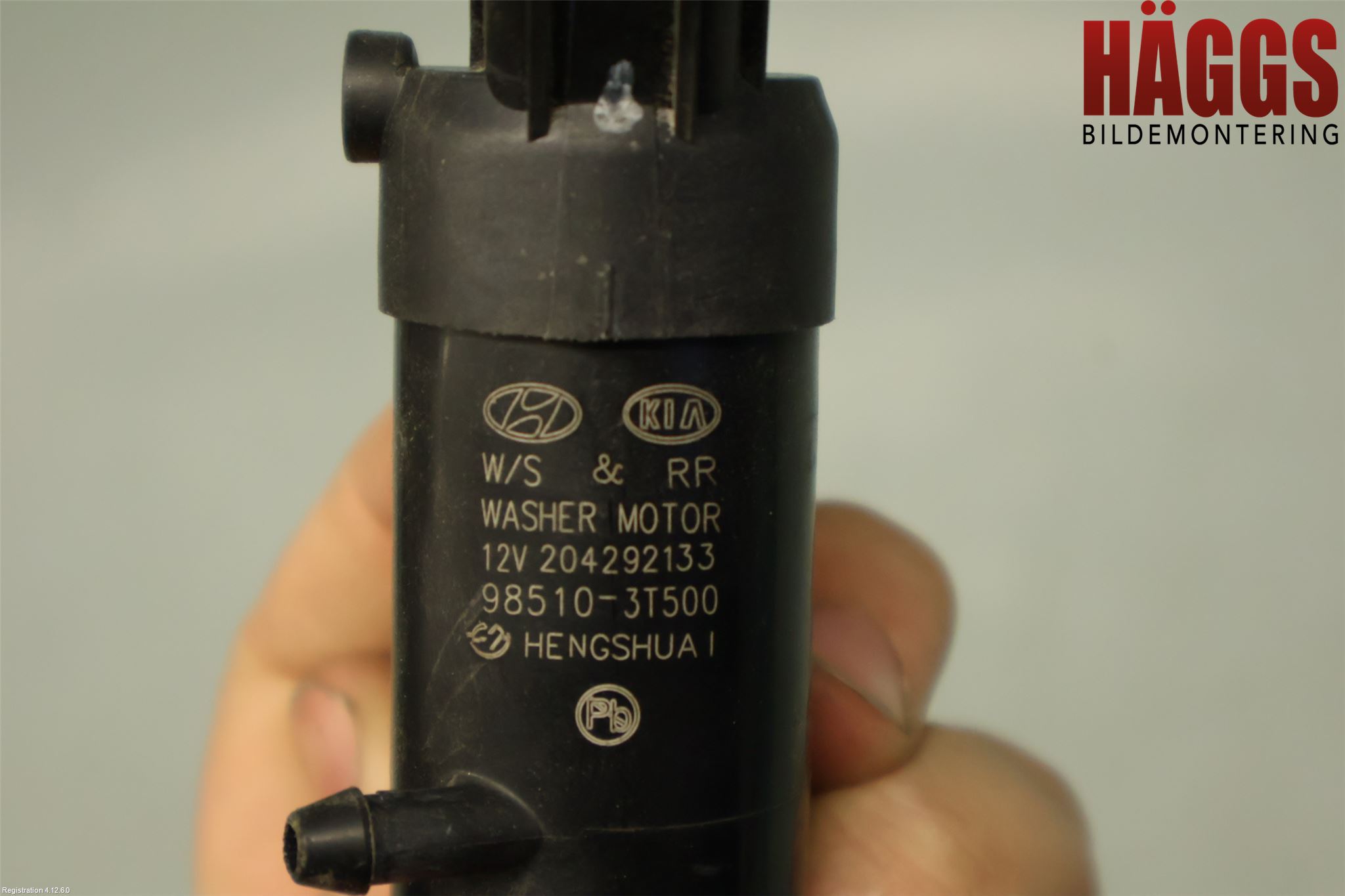 Kia EV6 (CV) 22- Spolarpump Vindruta