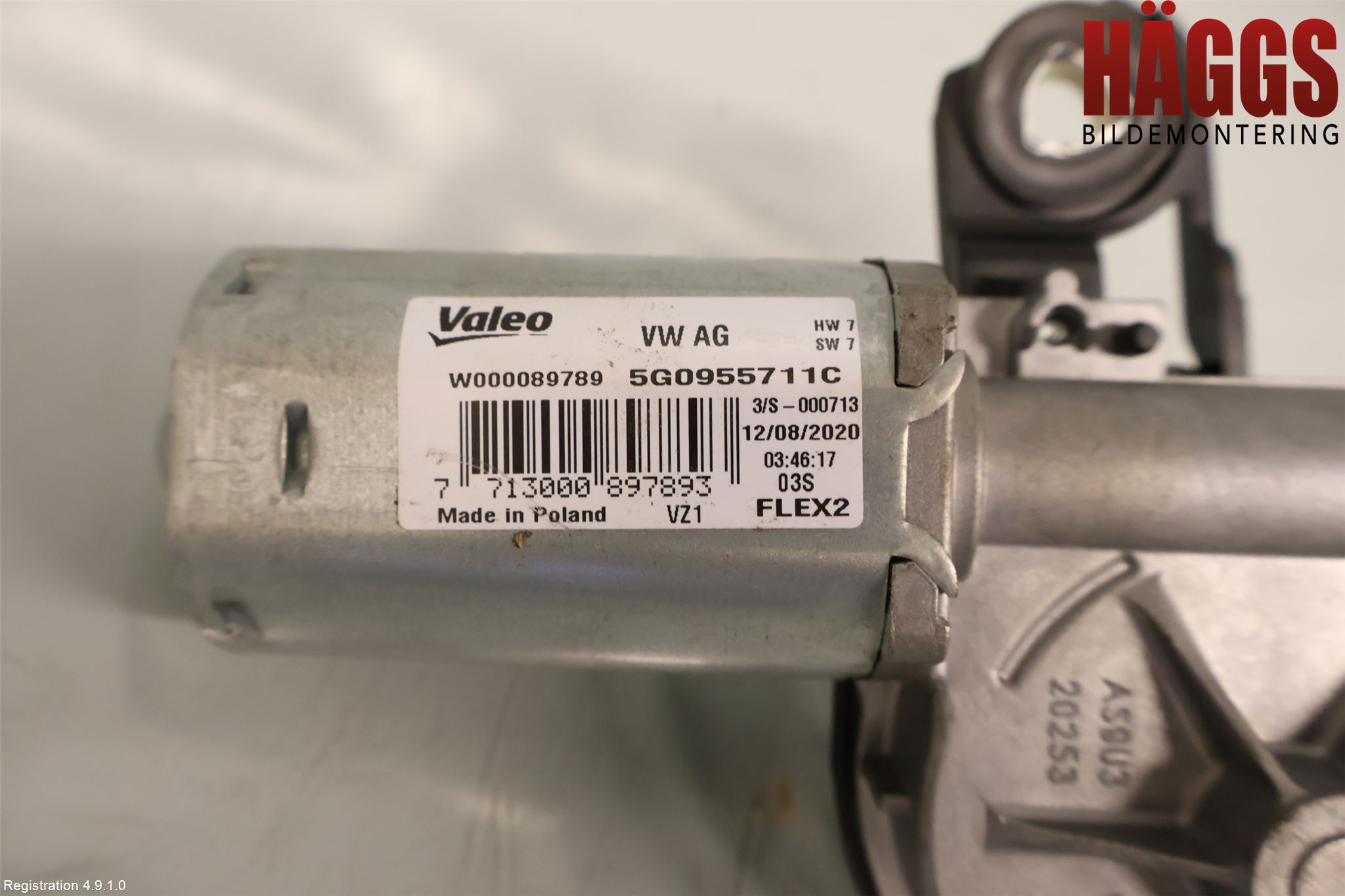 Volkswagen VW PASSAT 20-24 Torkarmotor Baklucka