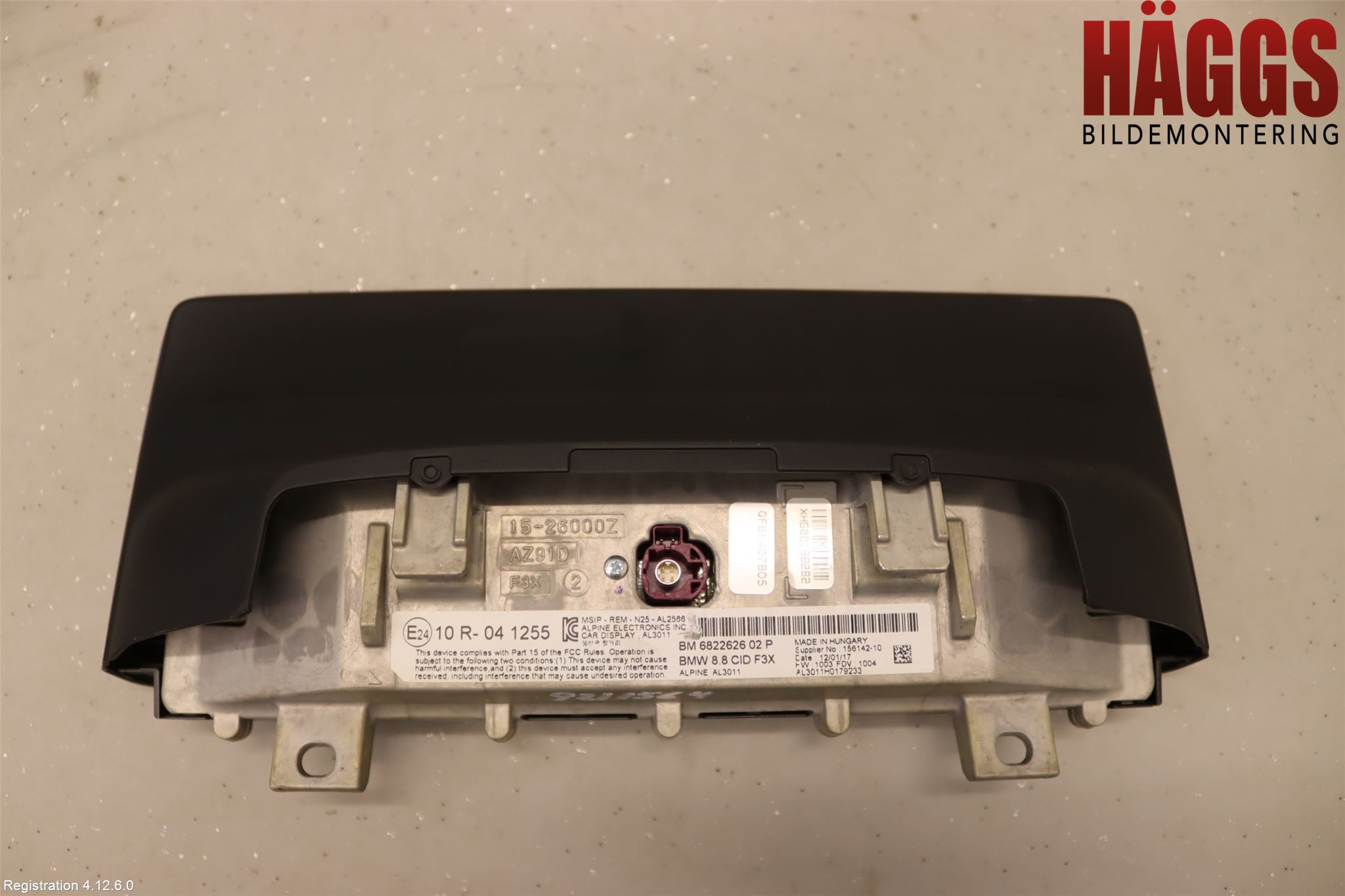 BMW 3 F30/F31/F80 12-19 Multifunktionsdisplay