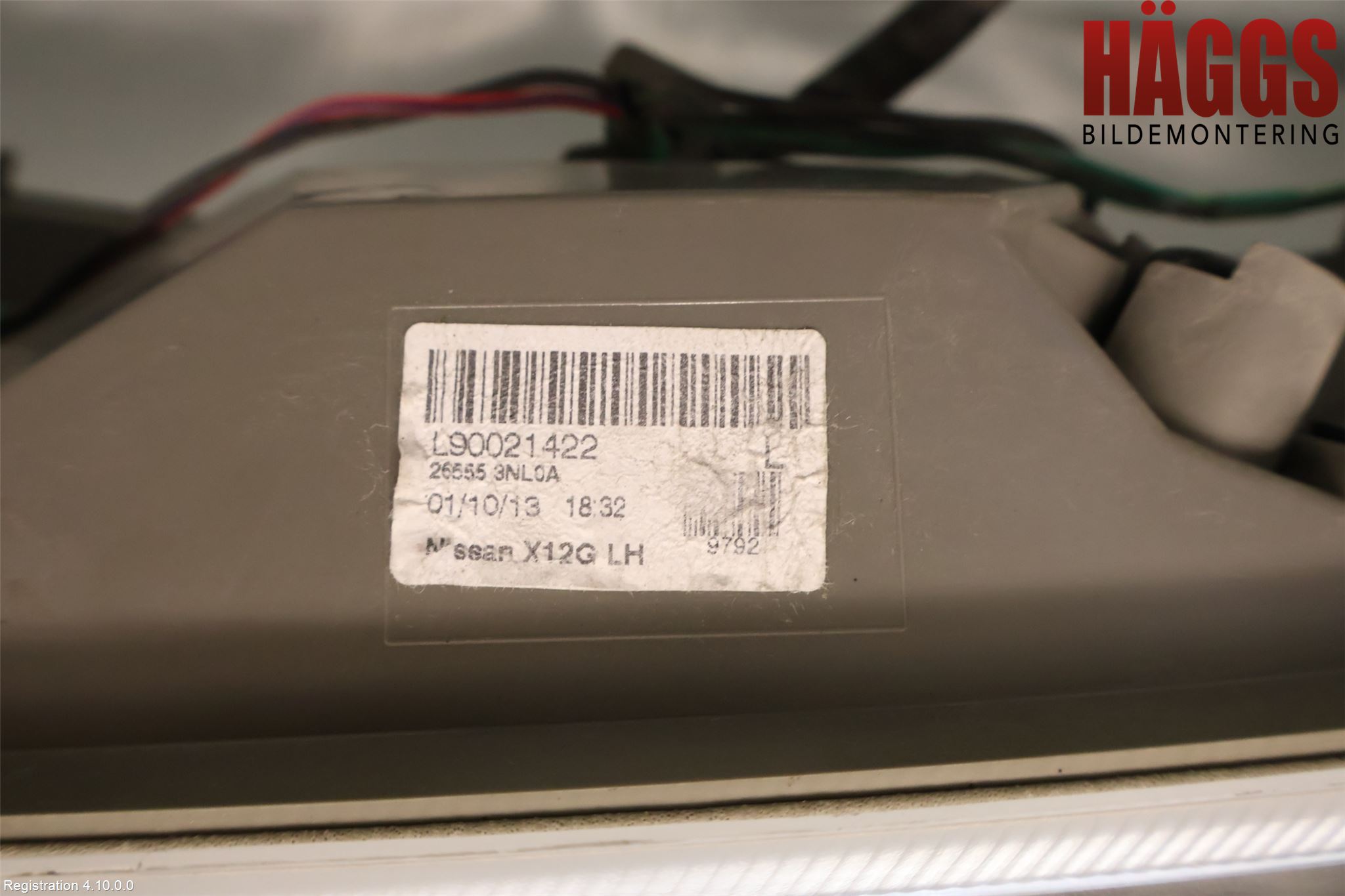 Nissan LEAF 11-17 Bakljus Vänster