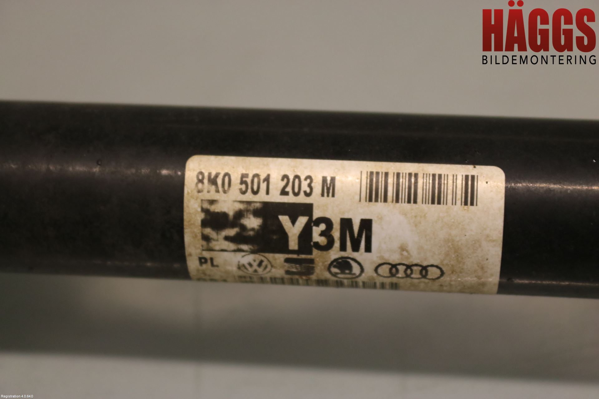 Audi A5 07-16 Drivaxel Bak Vänster