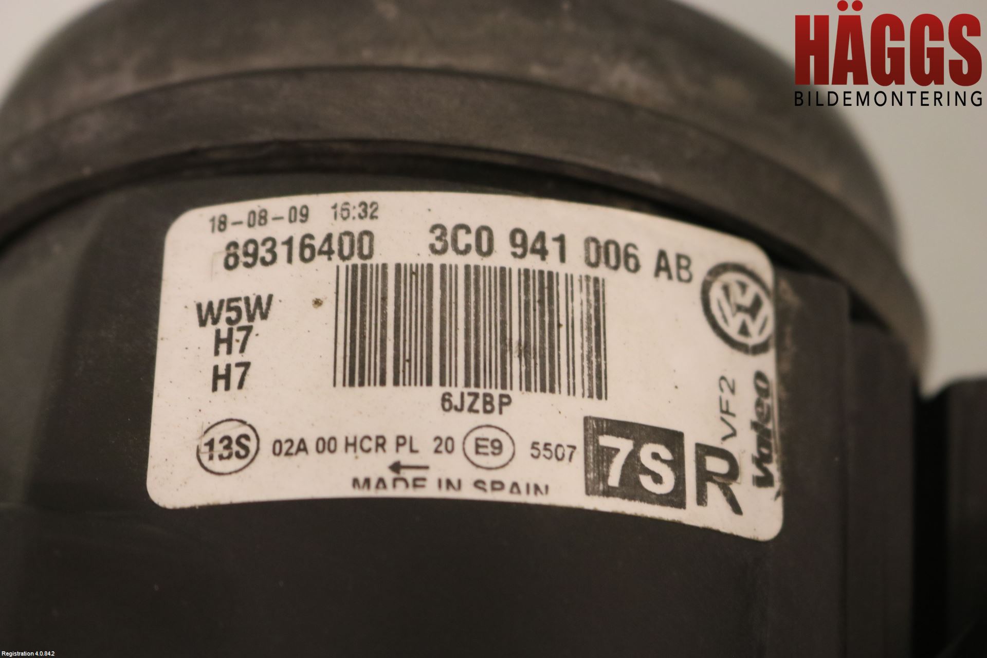 Volkswagen VW PASSAT 05-11 Strålkastare Höger