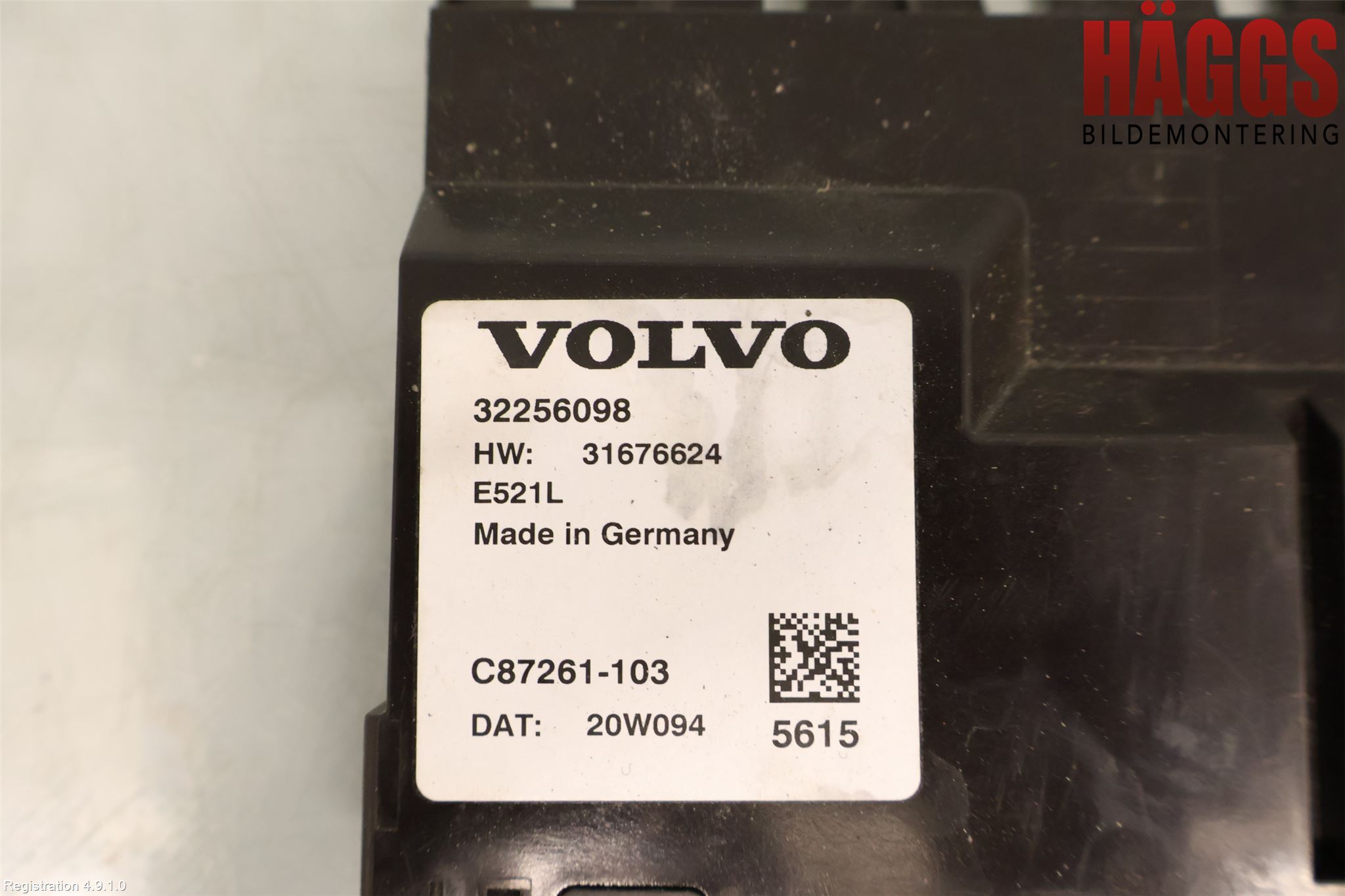 Volvo V60 CROSS COUNTRY 19- Styrenhet Baklucka