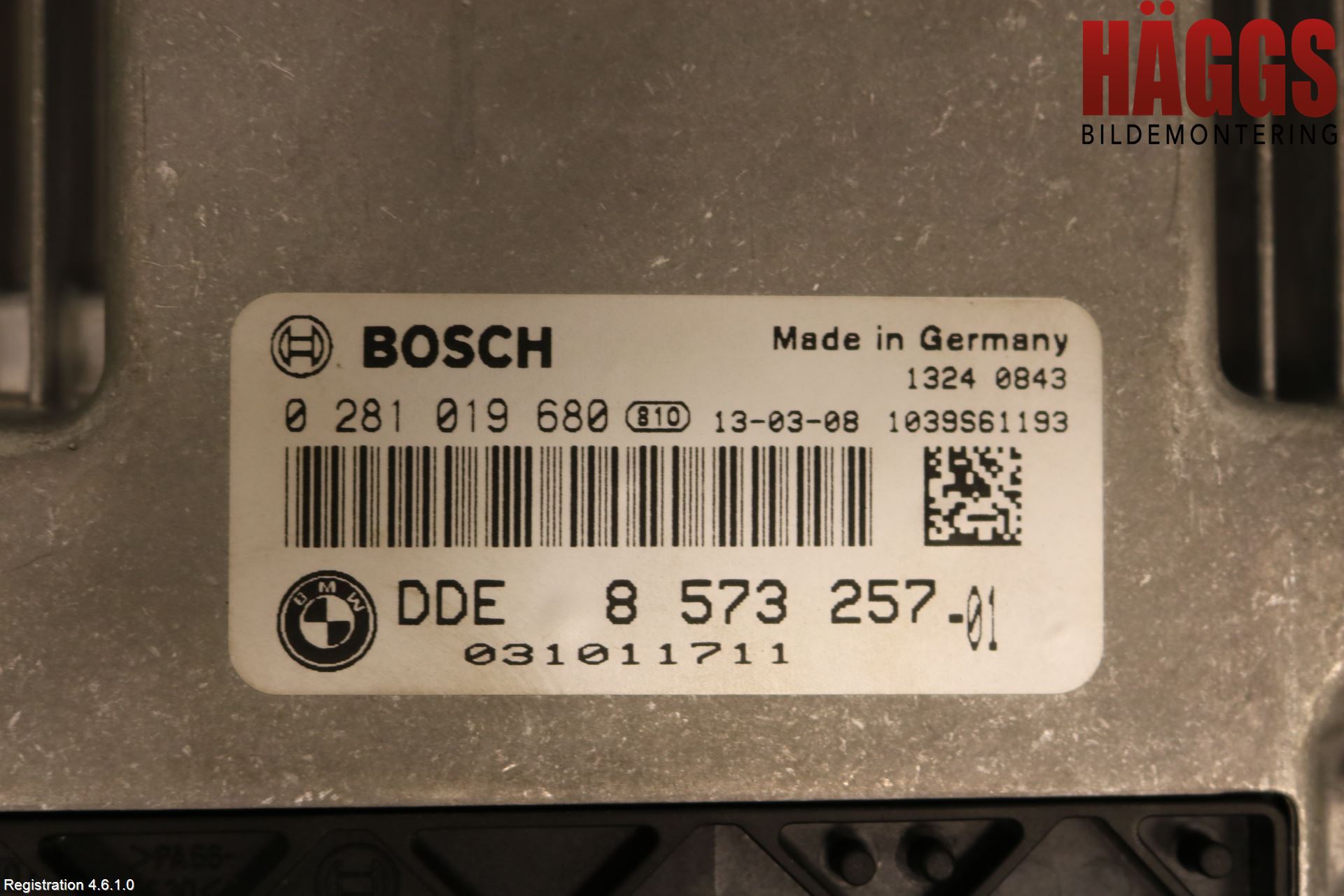 BMW 3 F30/F31/F80 12-19 Styrenhet Inspump Diesel