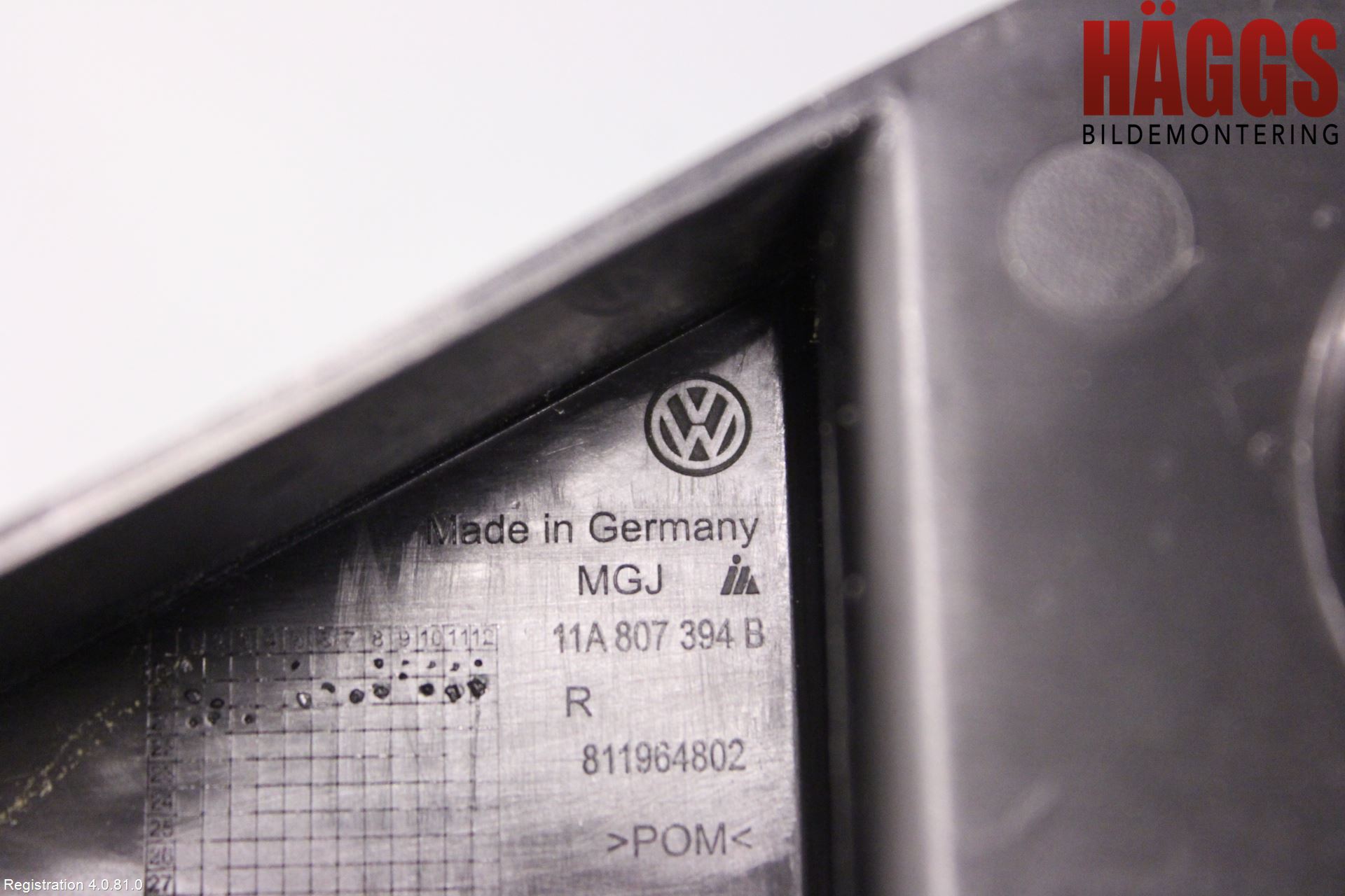 Volkswagen VW ID.4 21- Stötfångarfäste Bak Hö