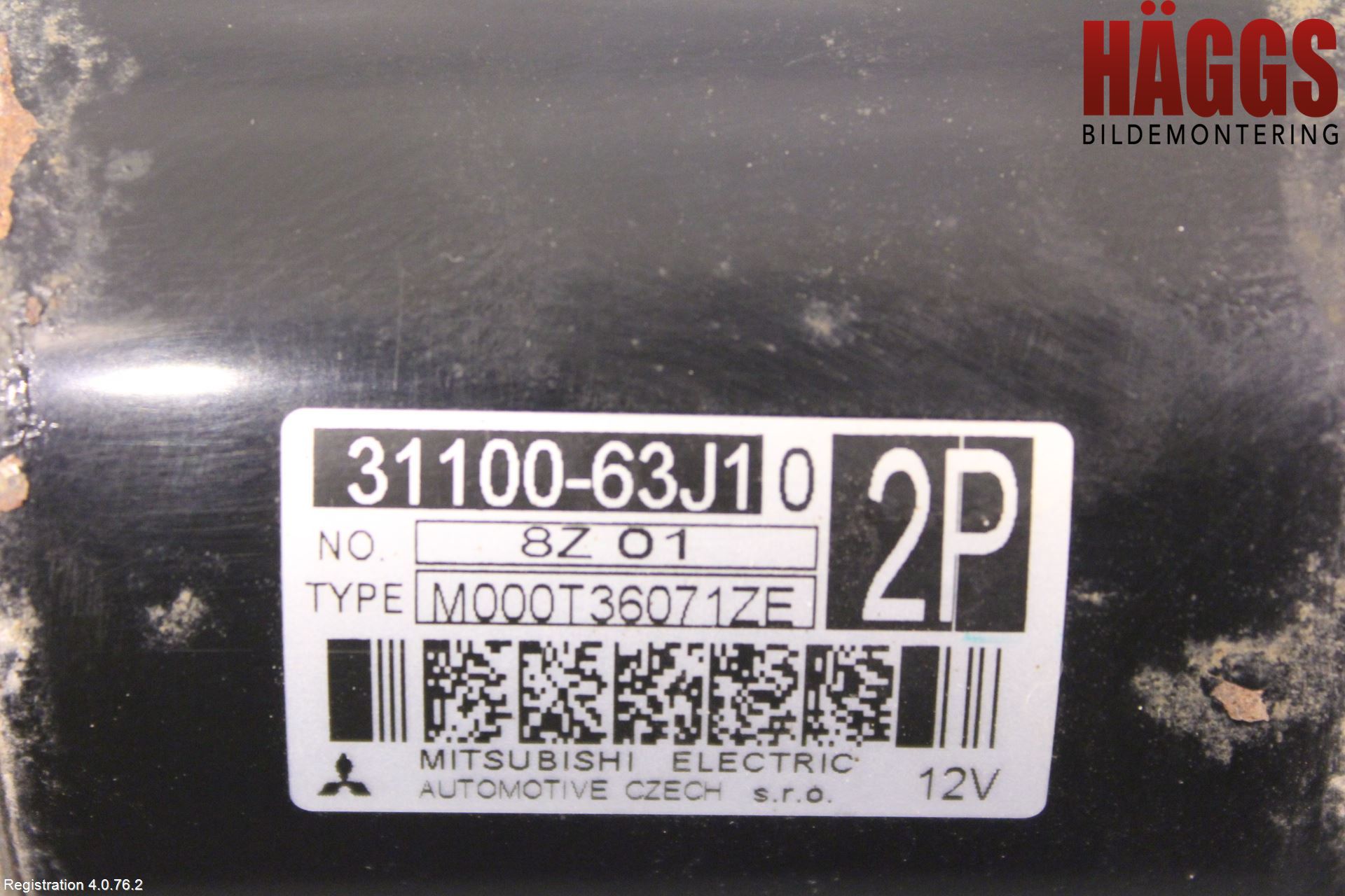 Suzuki SWIFT 05-10 Startmotor