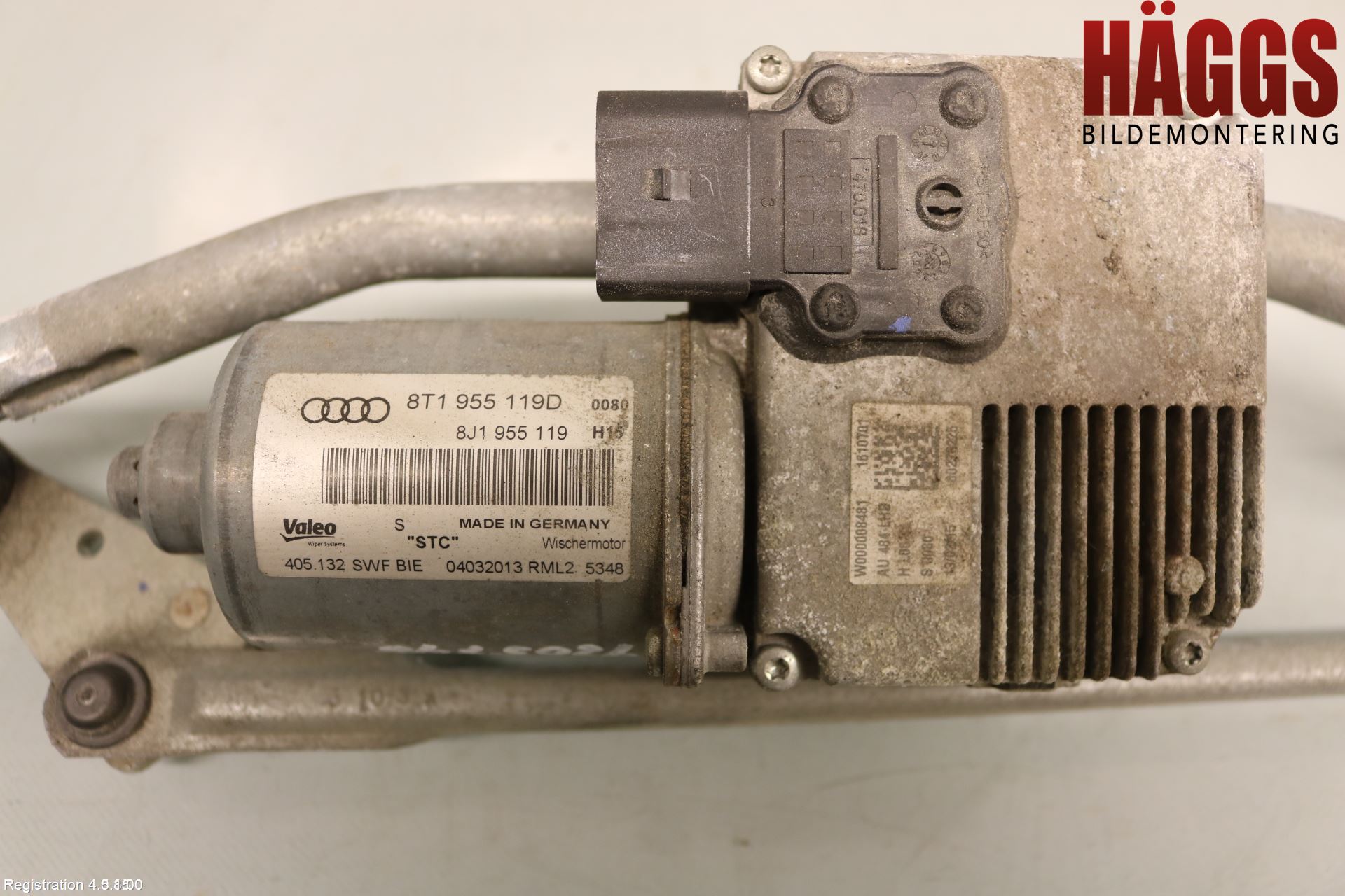 Audi A5 07-16 Torkarmotor Vindruta