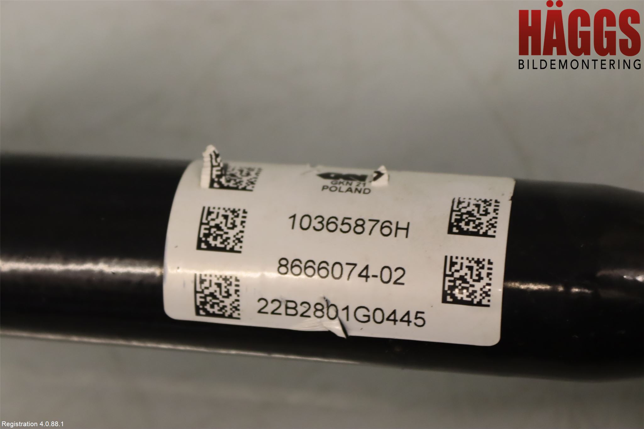 BMW 3 G20/G21/G80/G81 19- Drivaxel Bak Höger