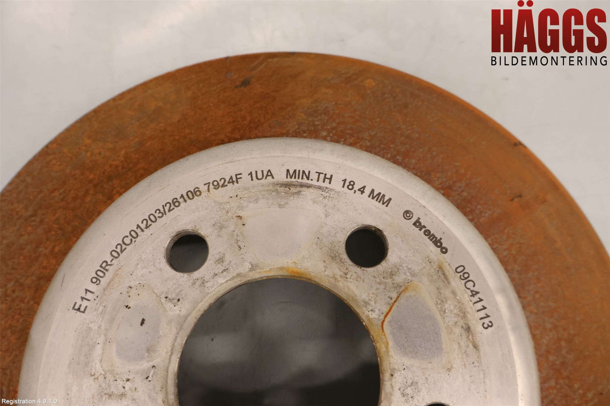 BMW 5 F10/F11/F18 09-17 Bromsskiva Bak