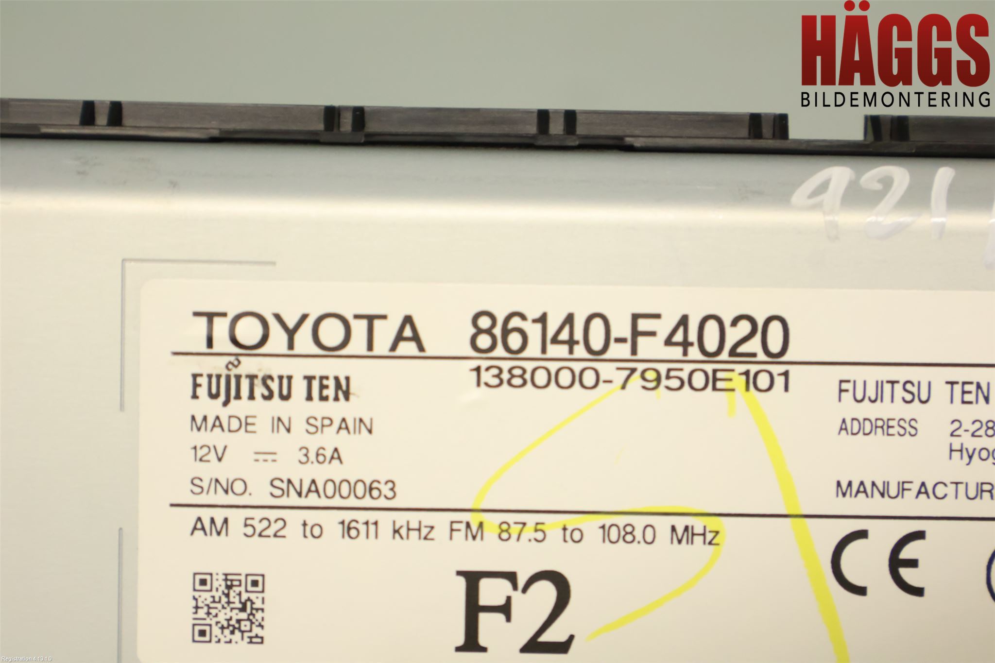 Toyota C-HR 16-23 Multifunktionsdisplay