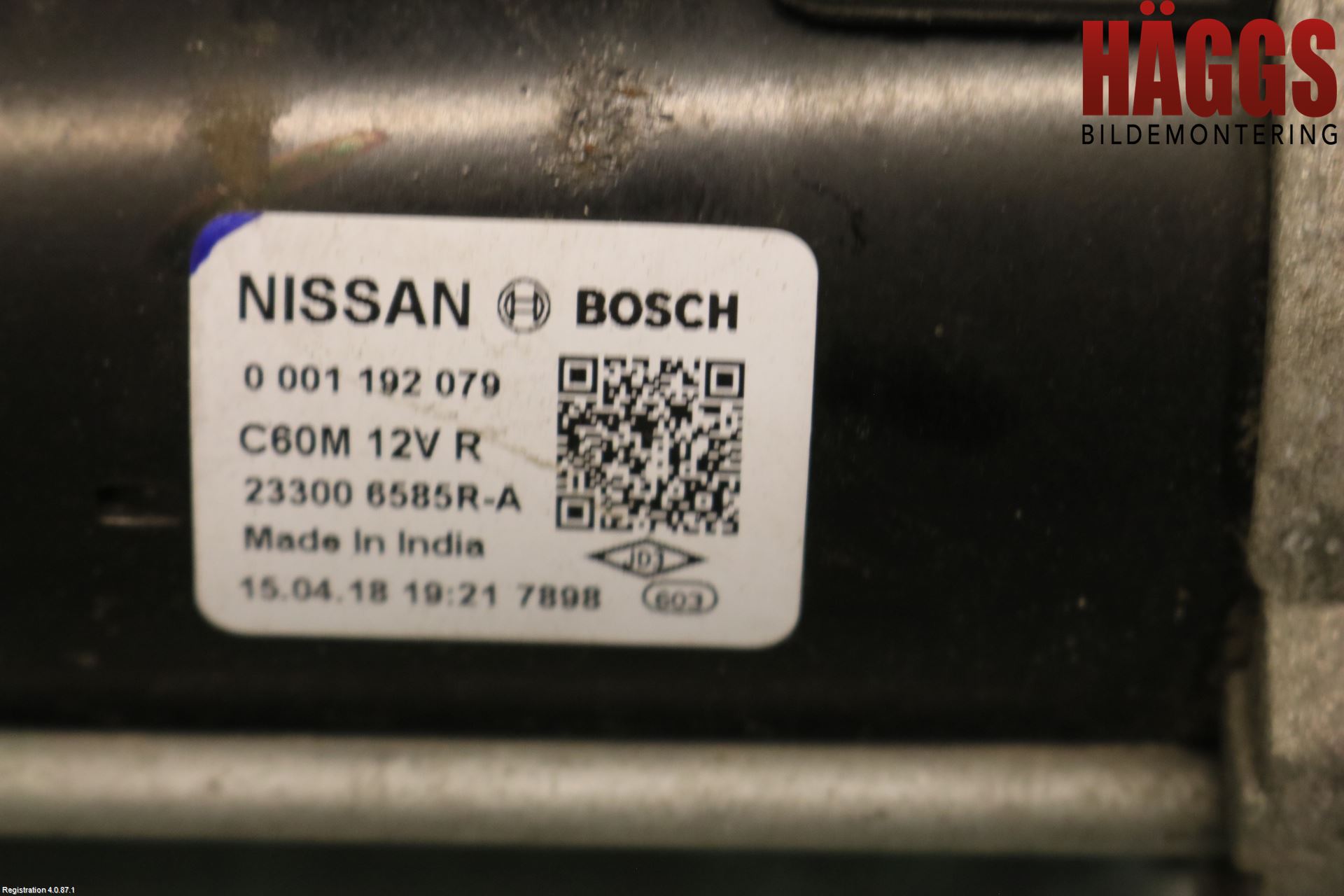 Nissan MICRA 17- Startmotor