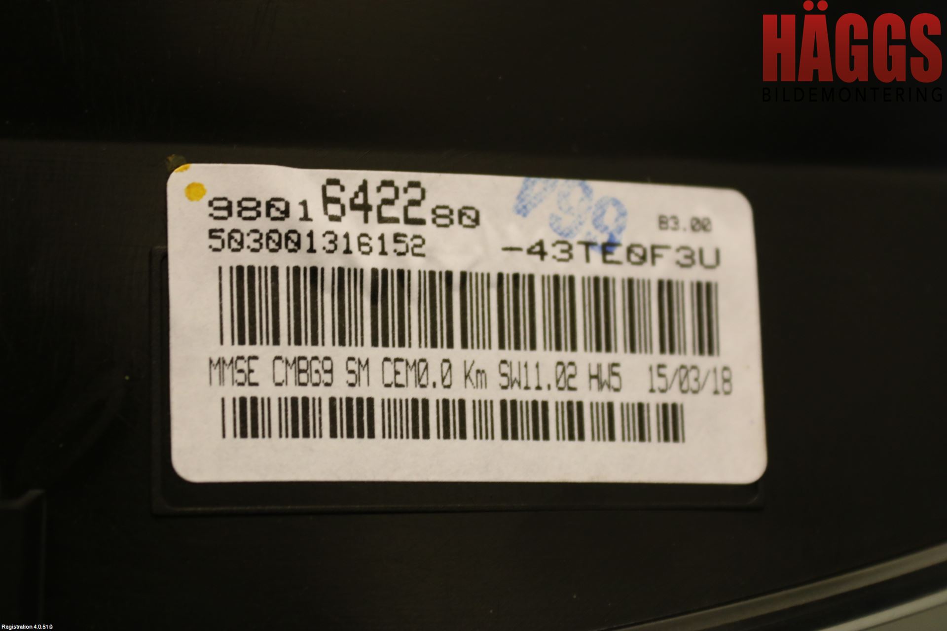 Citroen BERLINGO 08-18 Instrument Komb