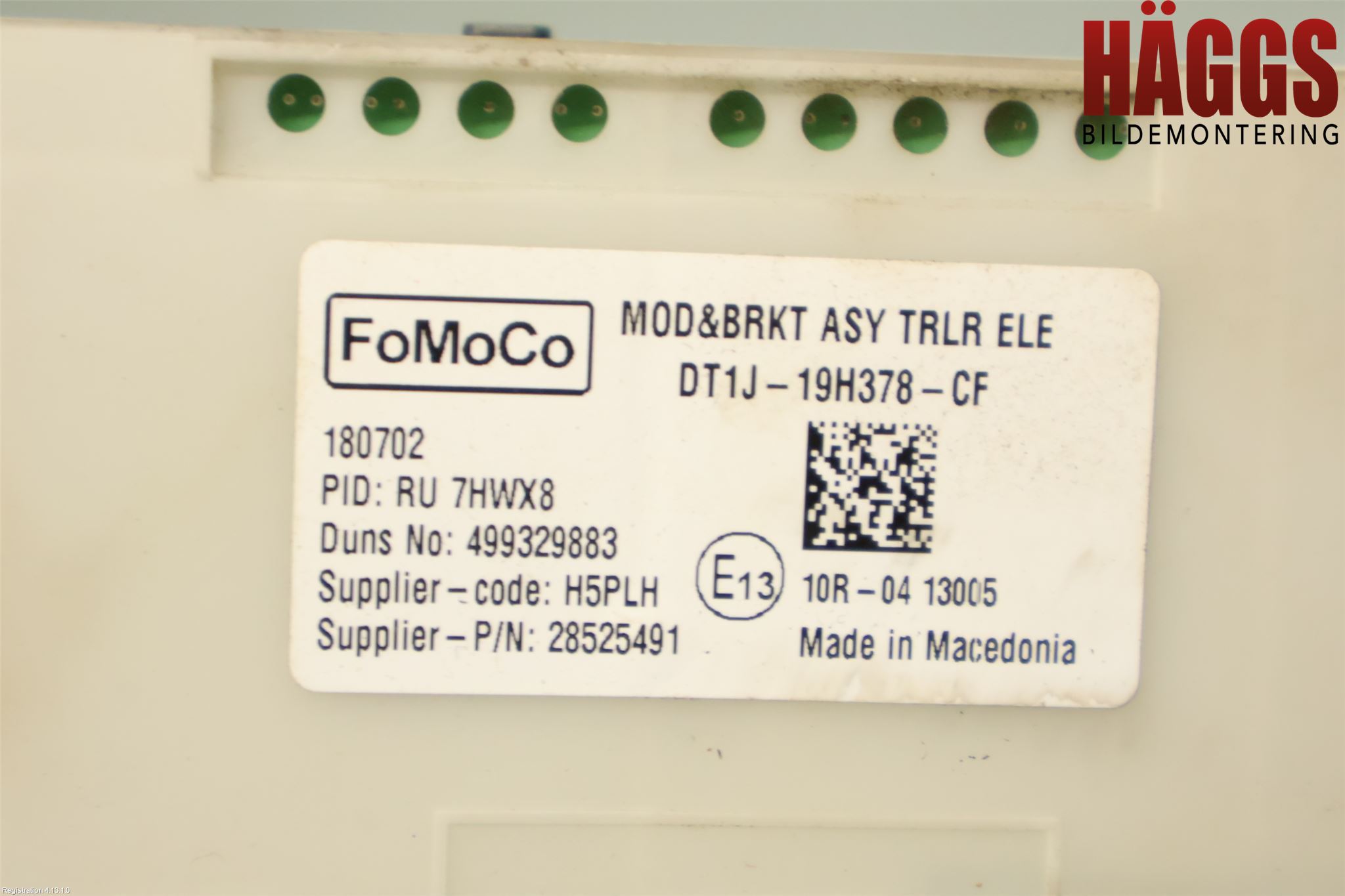 Ford FOCUS 15-18 Styrenhet Dragkrok