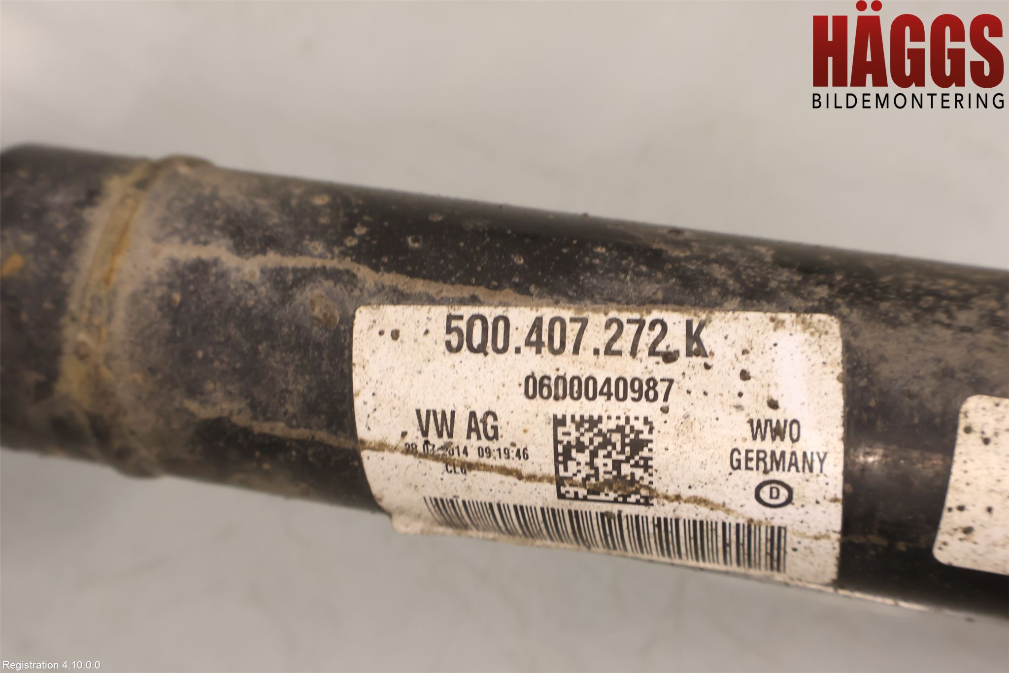 Volkswagen VW GOLF / E-GOLF VII 13-20 Drivaxel Fram Höger