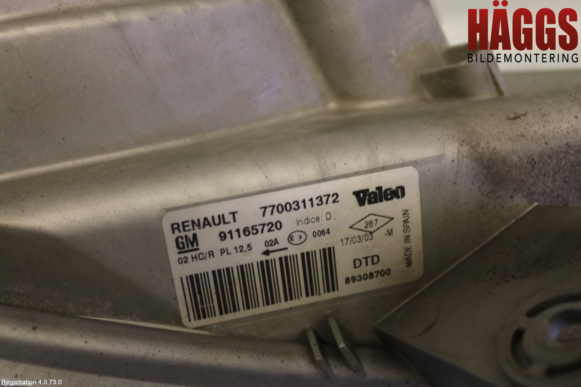 Renault TRAFIC   02-14 Strålkastare Höger