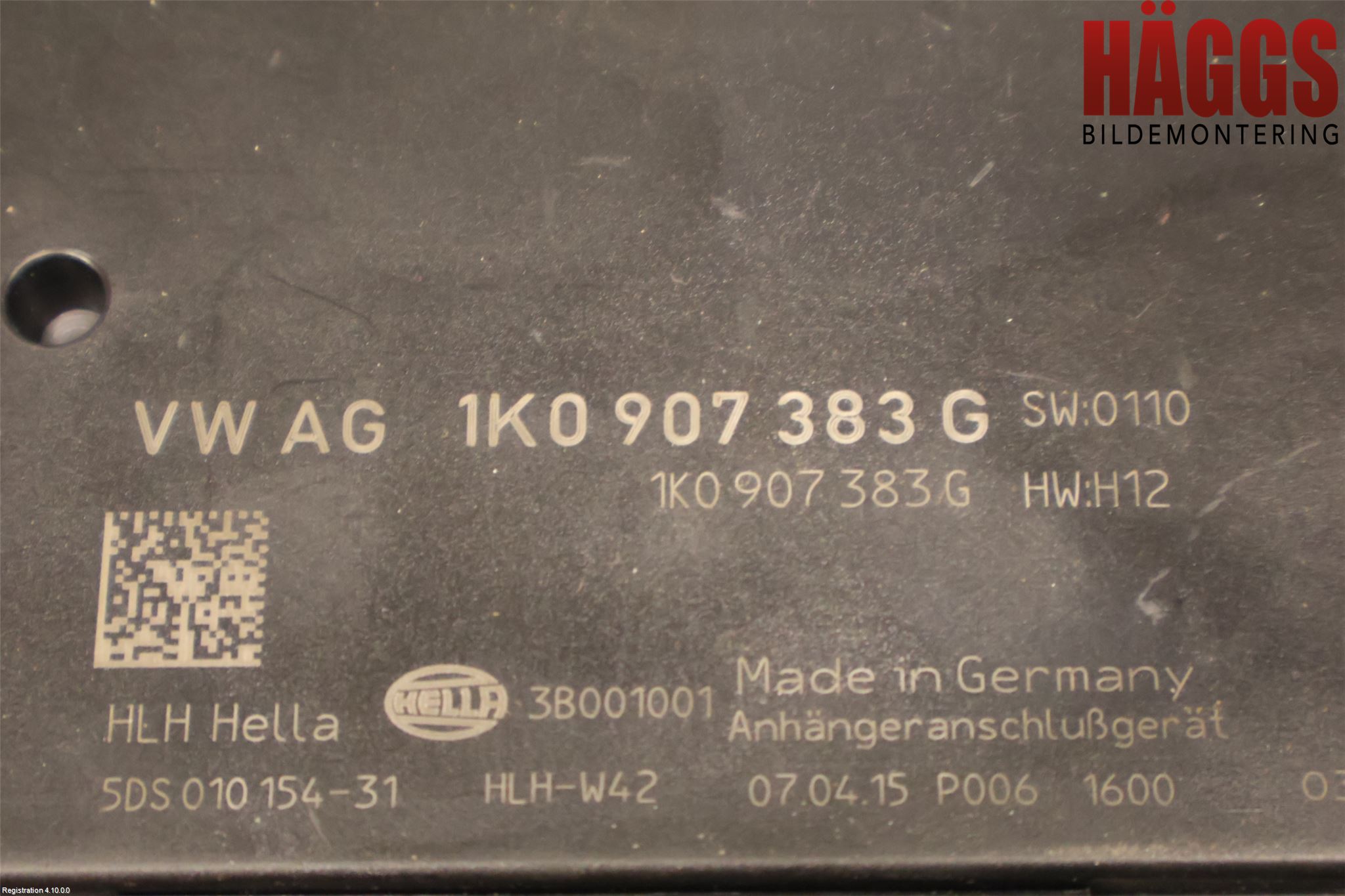 Volkswagen VW TIGUAN 07-16 Styrenhet Dragkrok