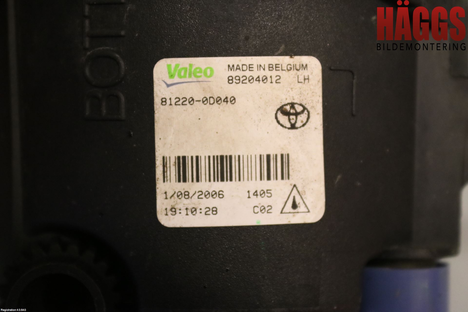 Toyota RAV 4 06-12 Dimljus-Varselljus Fram