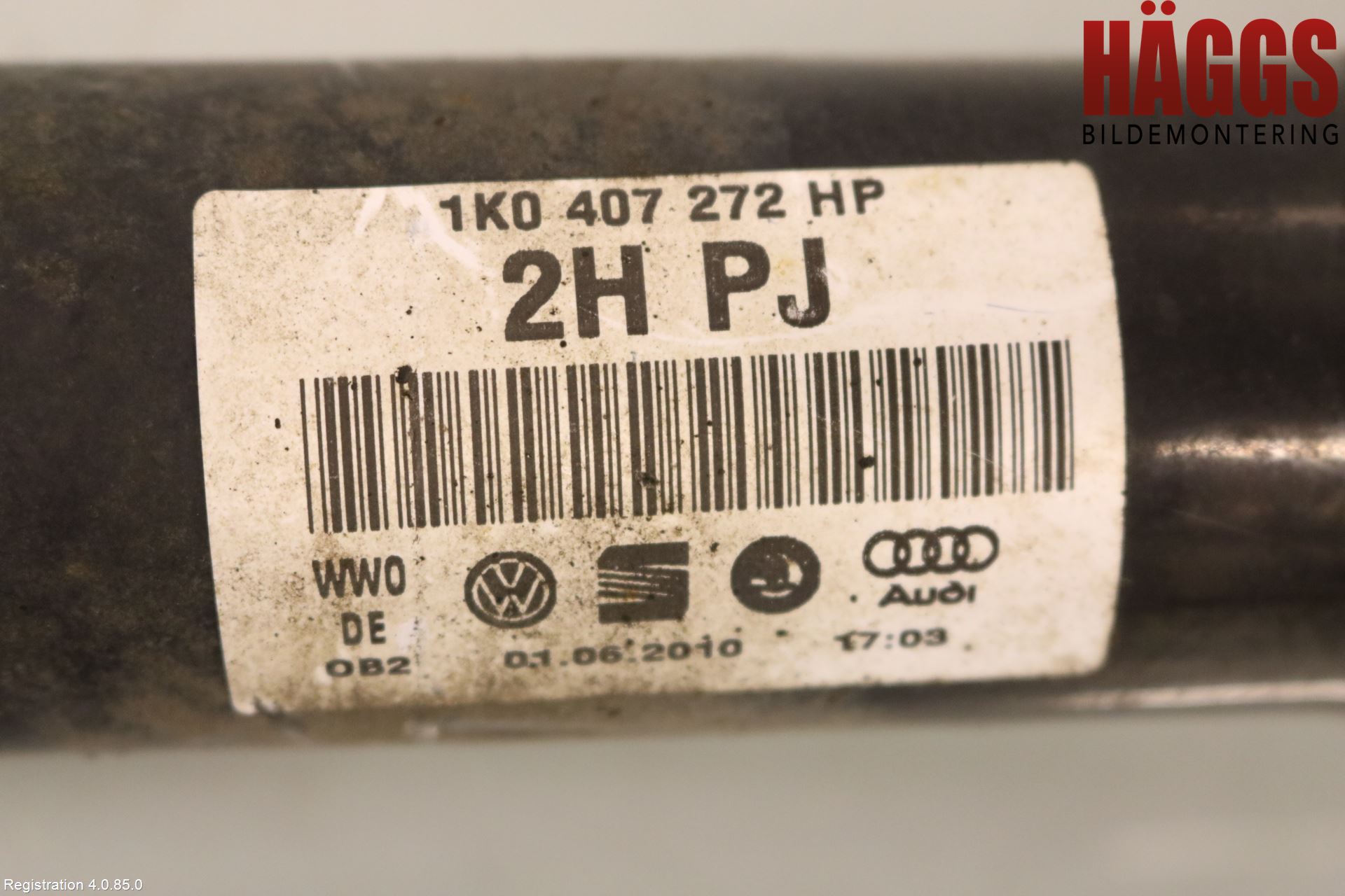 Volkswagen VW GOLF VI 09-13 Drivaxel Fram Höger