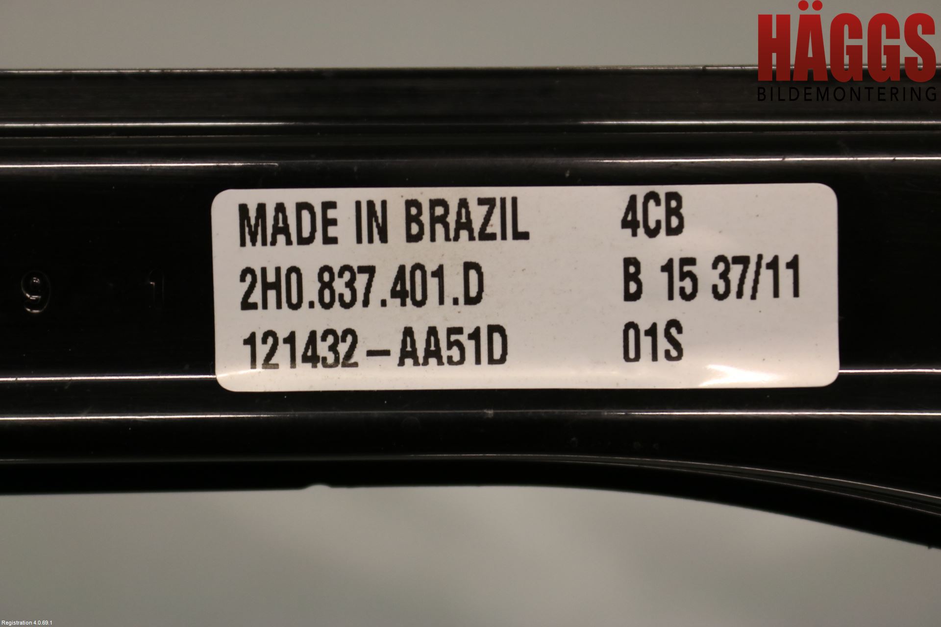 Volkswagen VW AMAROK 2H 10-22 Fönsterhissmekanism