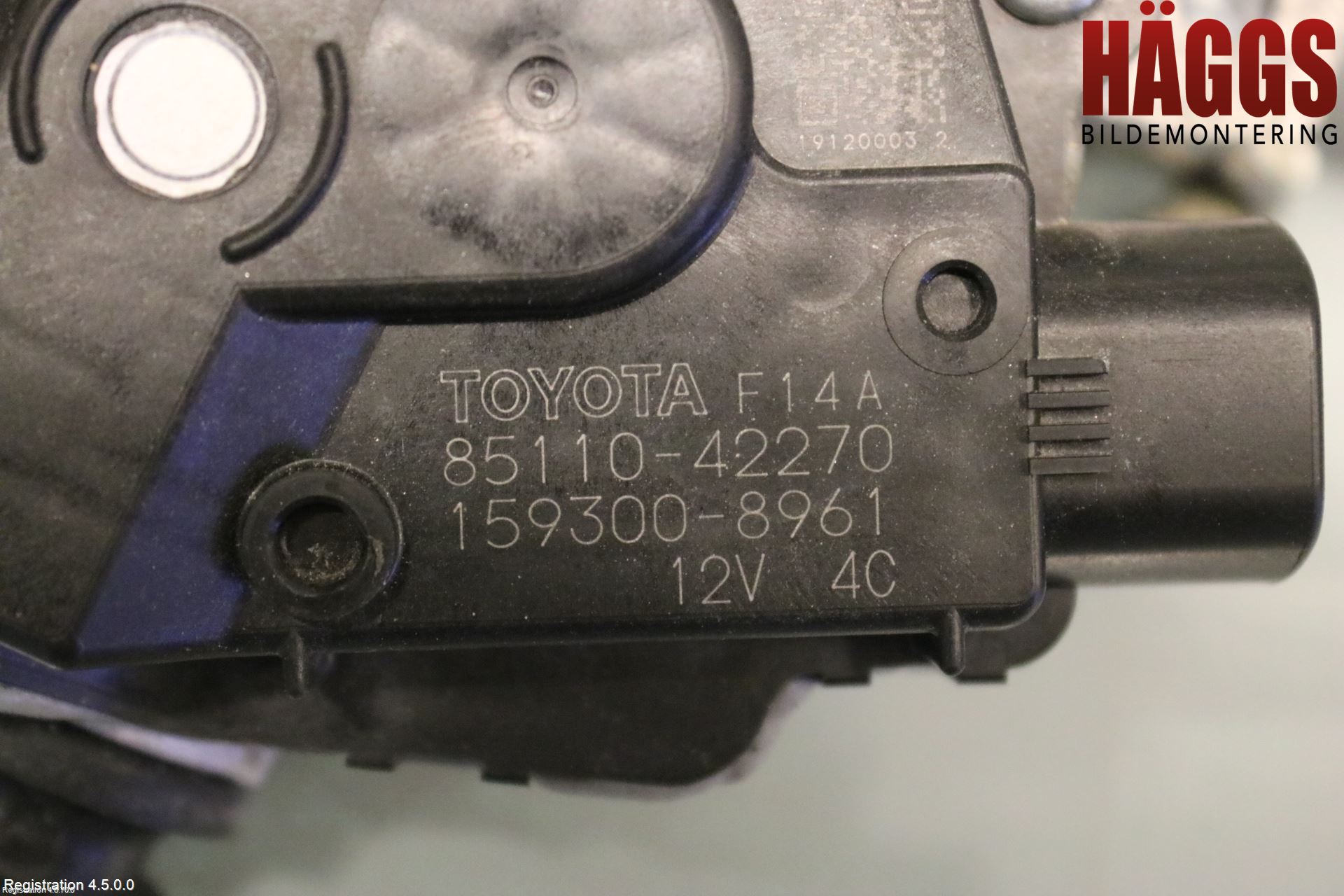 Toyota RAV4 19- Torkarmotor Vindruta