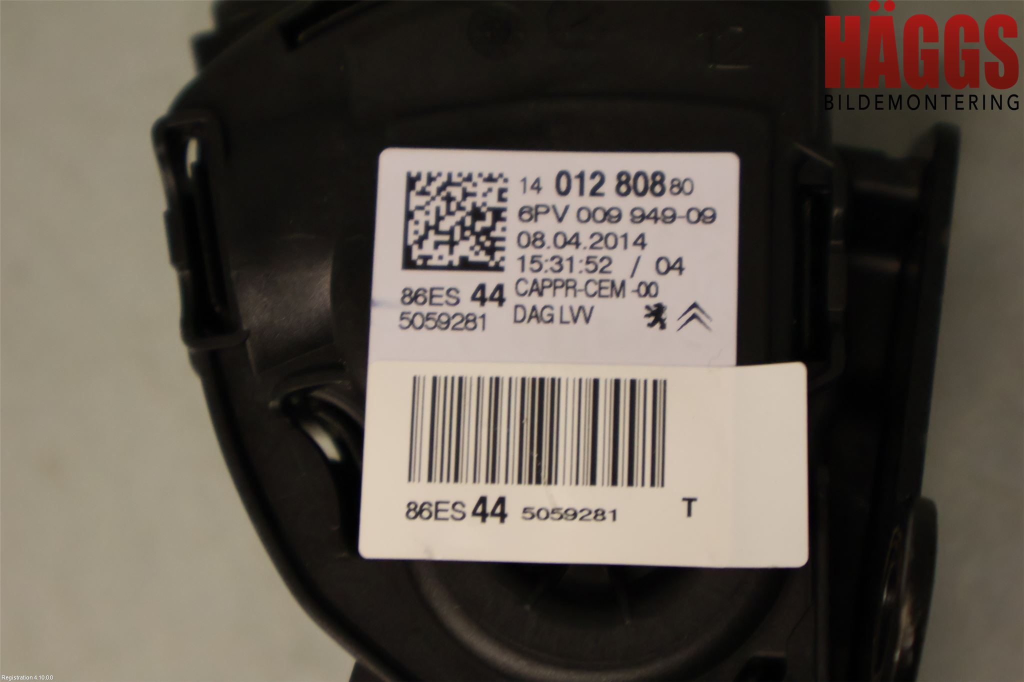 Peugeot EXPERT 07-14 Gaspedal