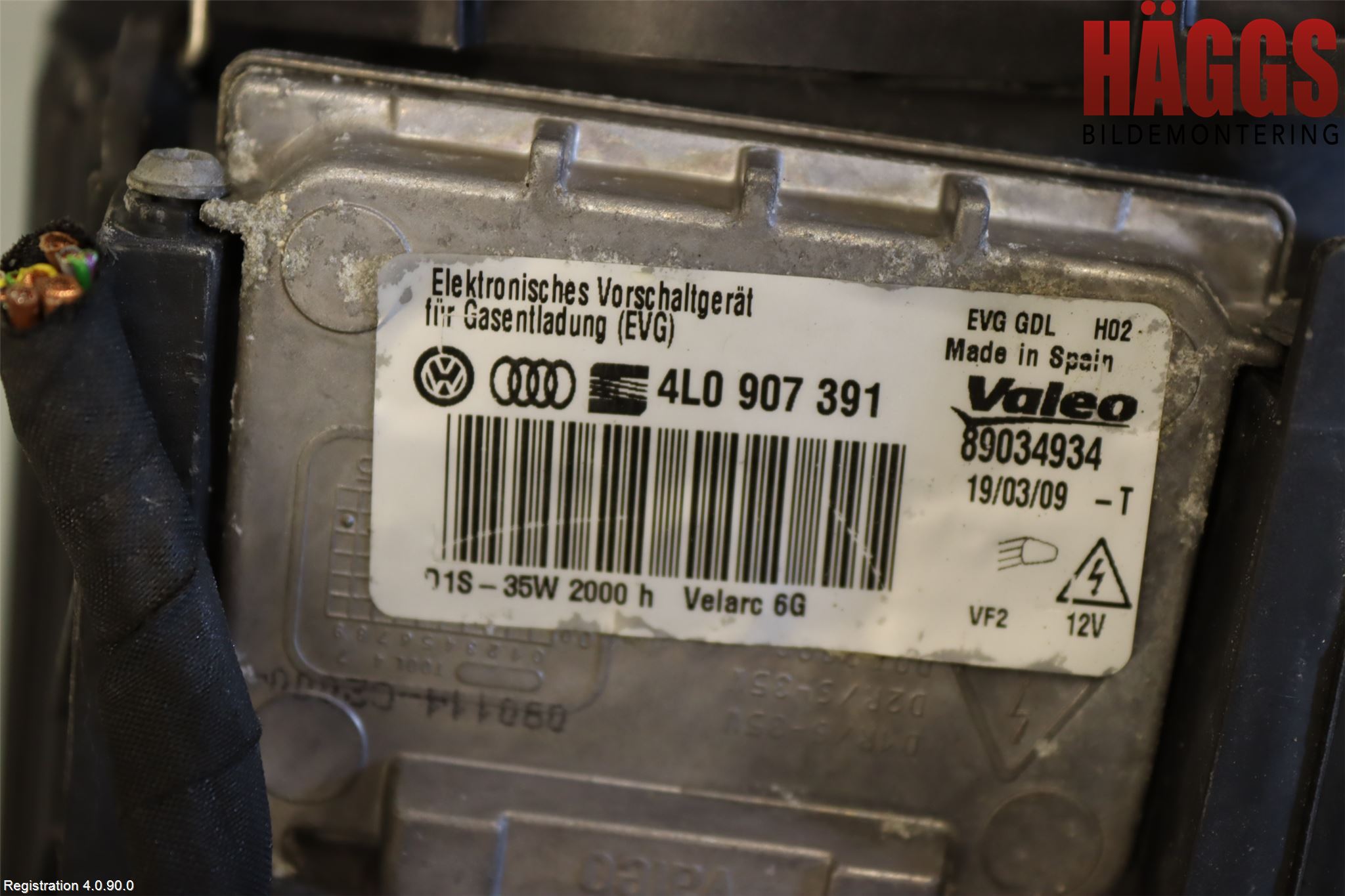 Volkswagen VW PASSAT 05-11 Strålkastare Vänster