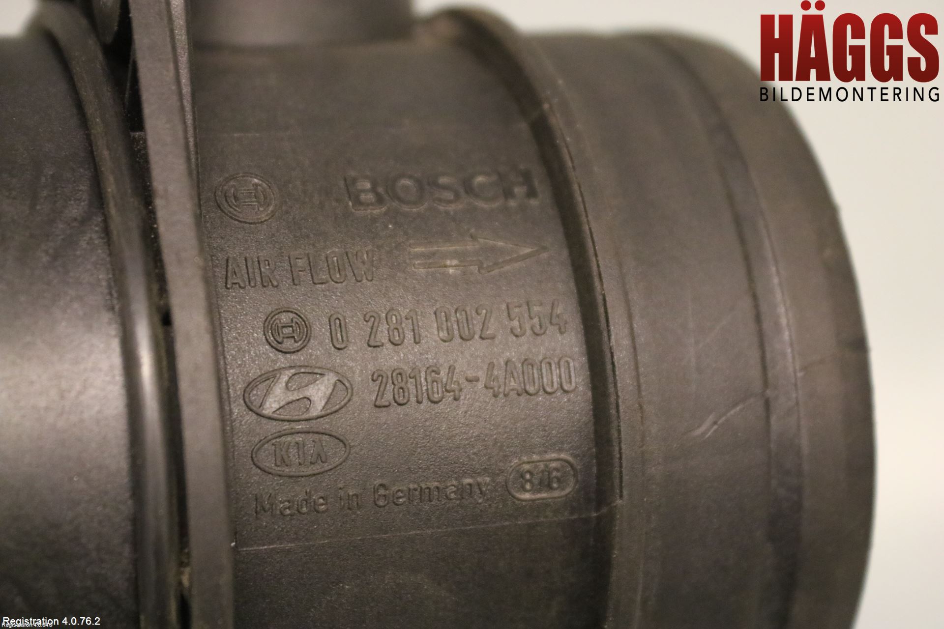 Kia SORENTO 03-09 Injluftmassamätare