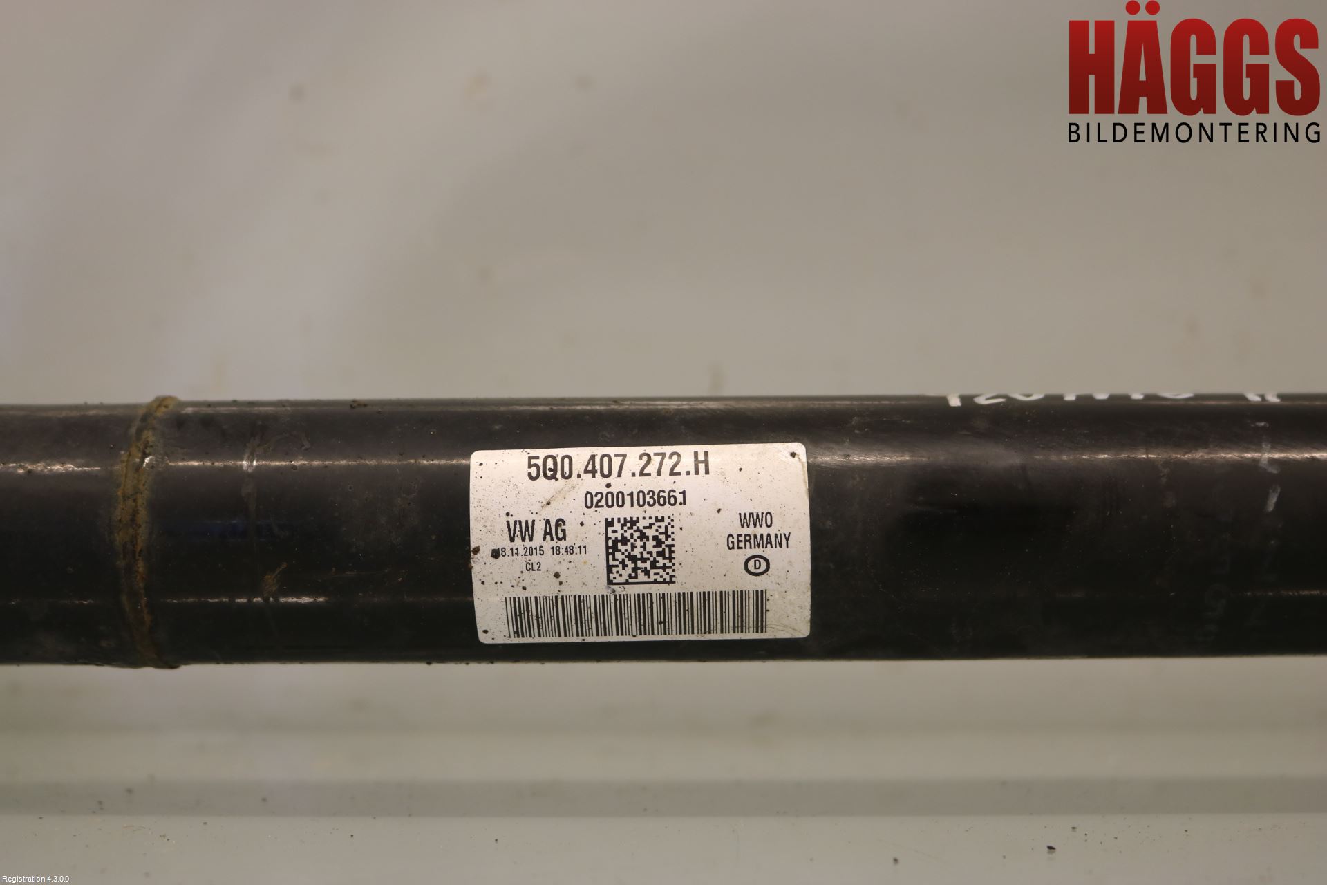 Volkswagen VW GOLF / E-GOLF VII 13-20 Drivaxel Fram Höger