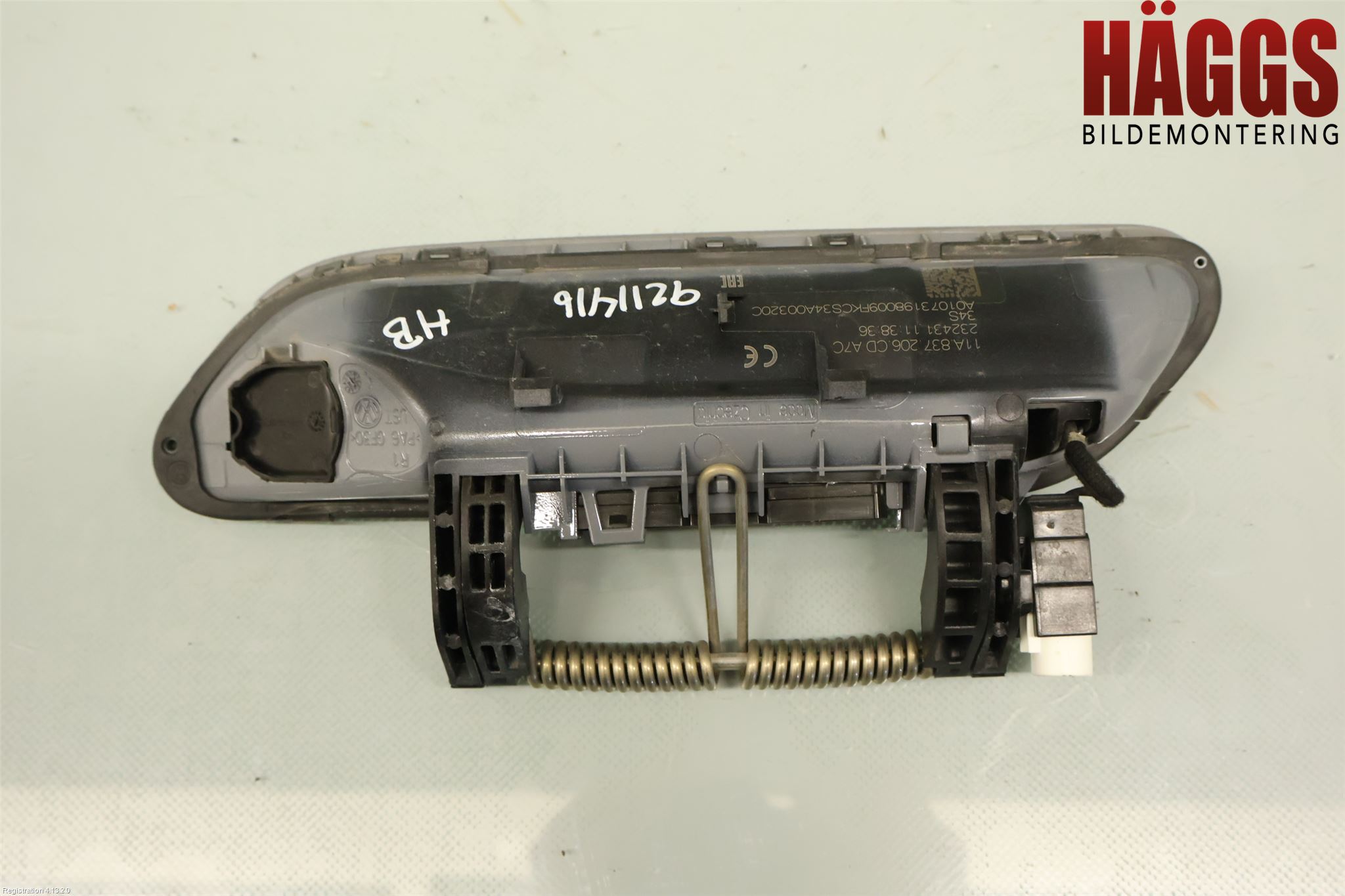 Volkswagen VW ID.4 21- Dörrhandtag Yttre Hö