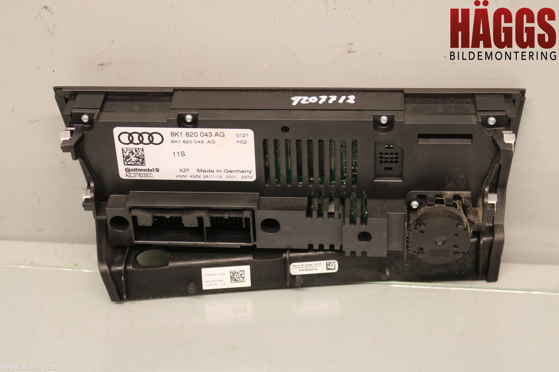 Audi A4 12-15 Ac Styrenhet Ac Manöveren