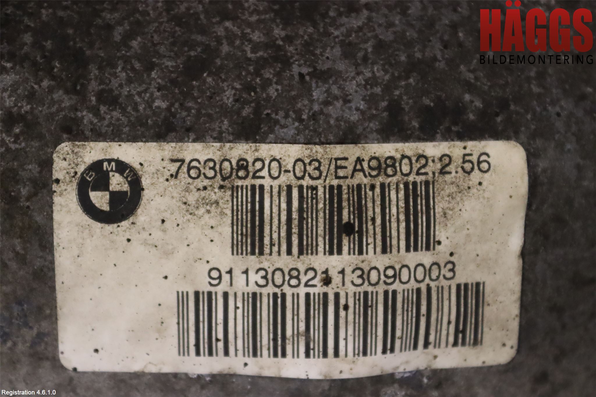 BMW 7 F01/02/03/04 09-15 Bakväxel-Diff