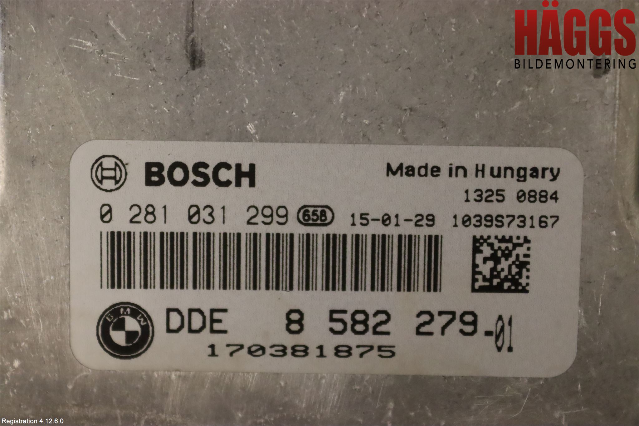 BMW 3 F30/F31/F80 12-19 Styrenhet Inspump Diesel