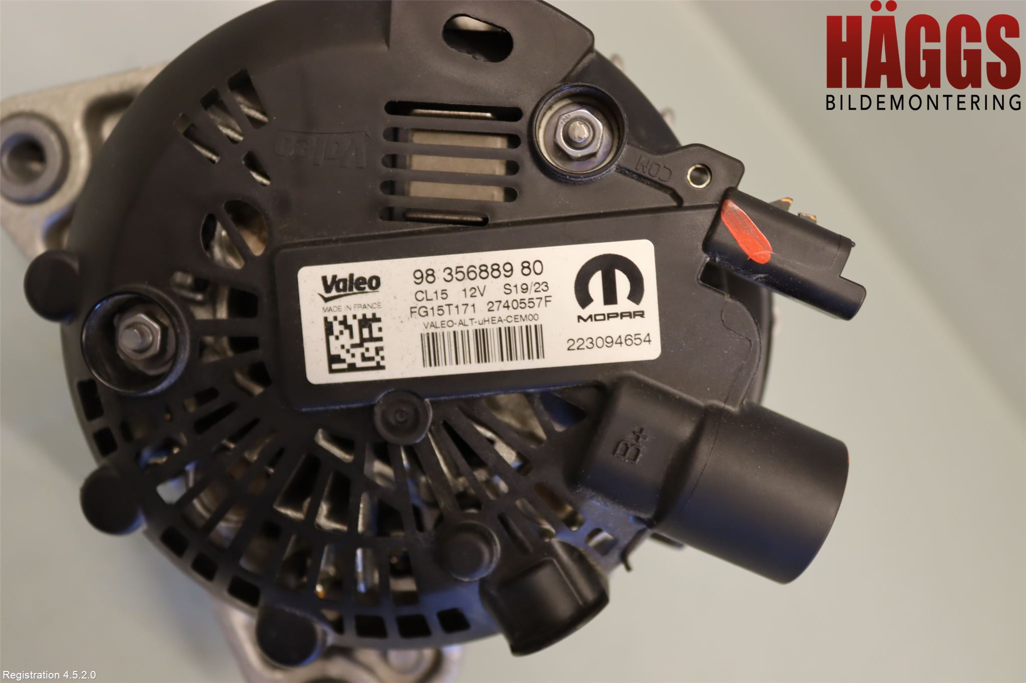 Peugeot 408 22- Generator