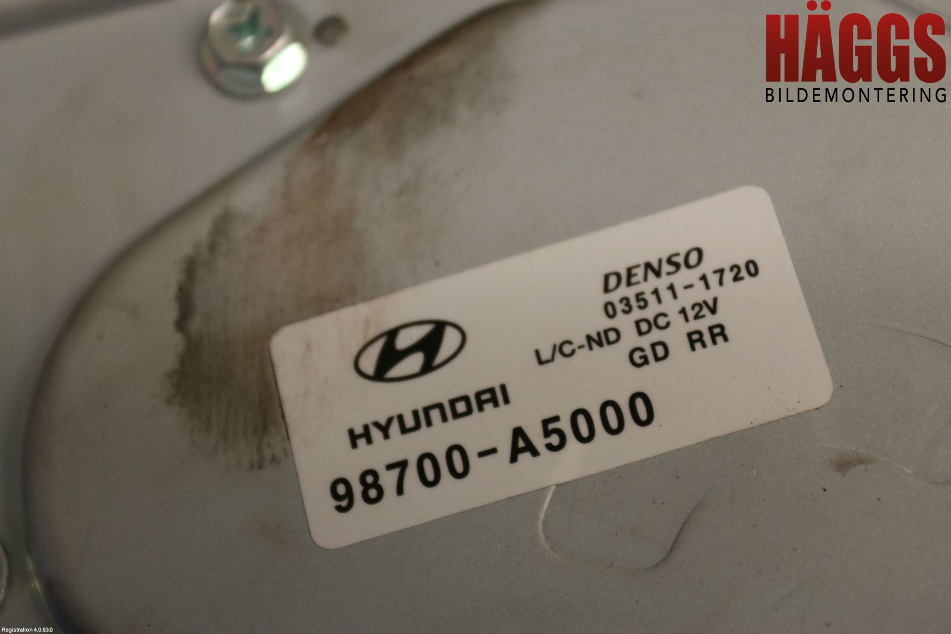 Hyundai i30 GD 13-17 Torkarmotor Baklucka