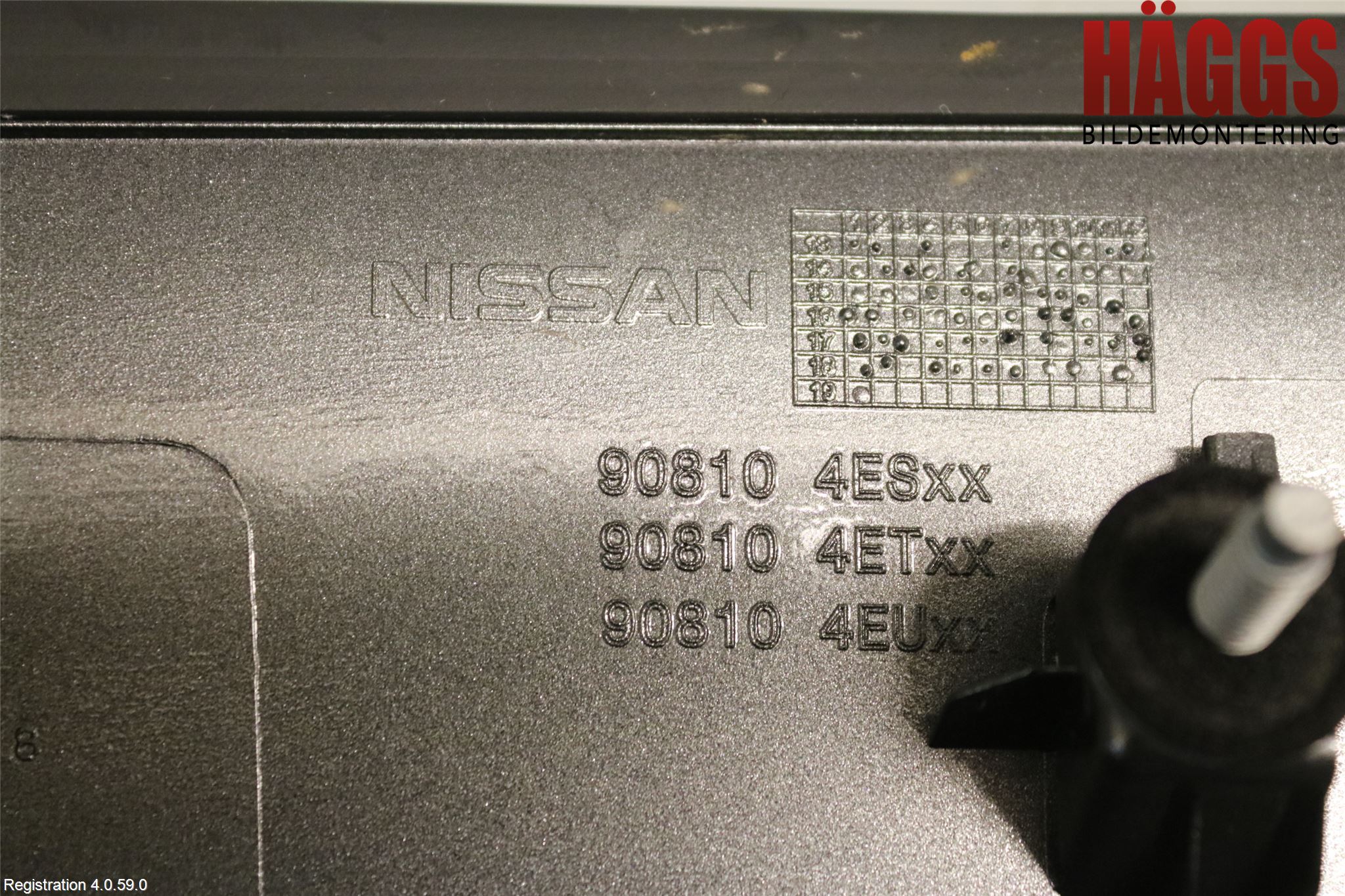 Nissan QASHQAI 17-21 Bakluckehandtag